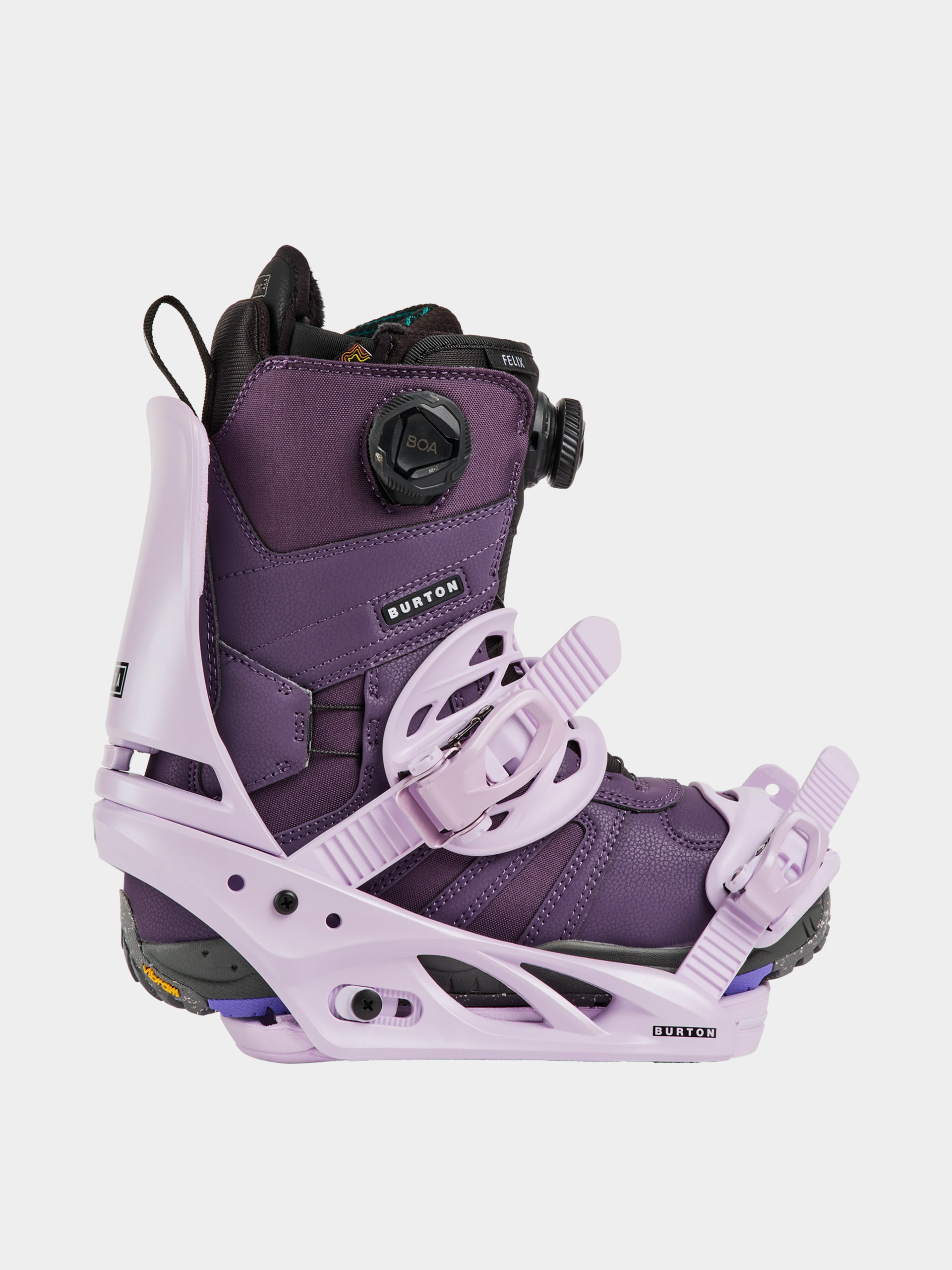 Damskie Wiązania snowboardowe Burton Lexa Re:Flex (moondust purple)