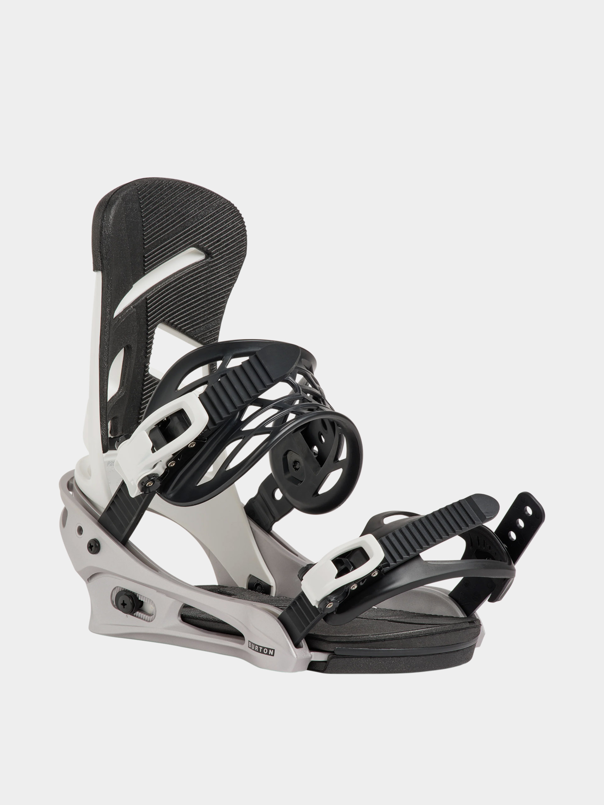 Męskie Wiązania snowboardowe Burton Mission Re:Flex (white/silver)