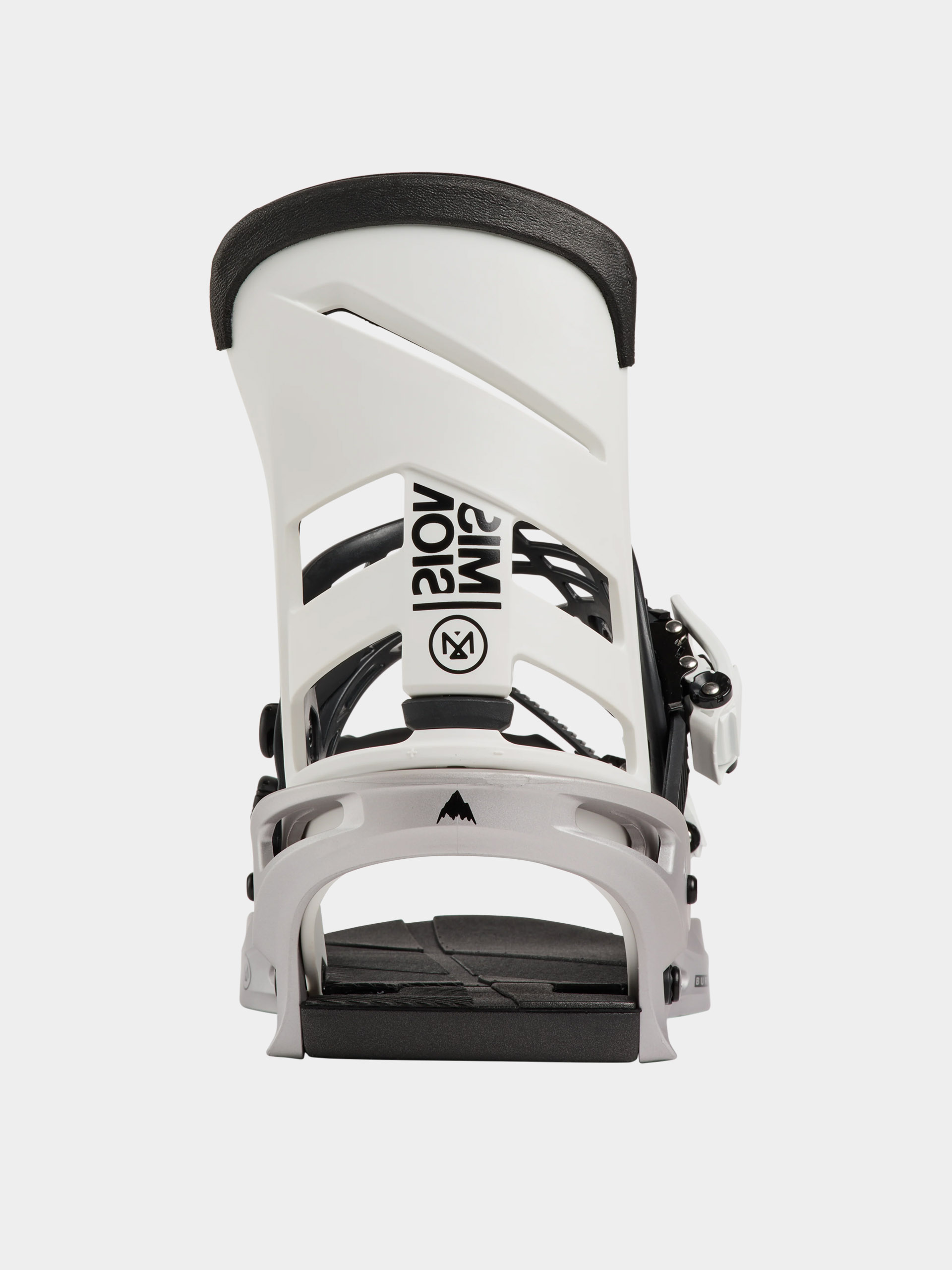 Męskie Wiązania snowboardowe Burton Mission Re:Flex (white/silver)