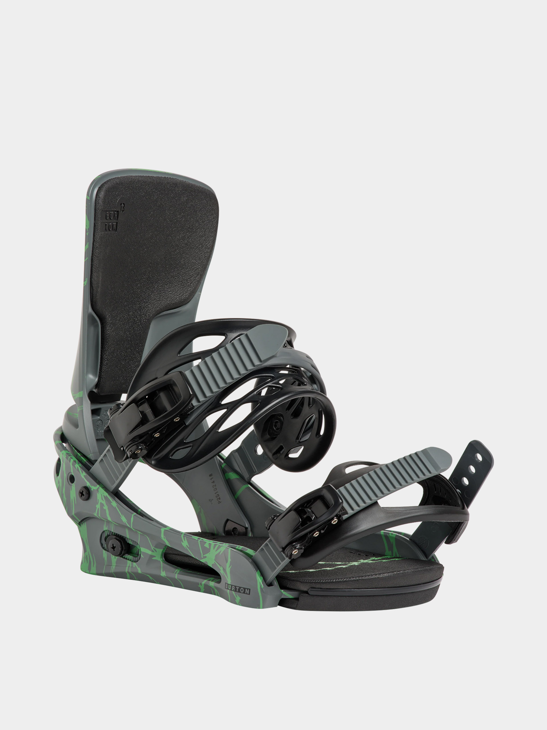 Męskie Wiązania snowboardowe Burton Cartel Re:Flex (gray/green voltage)