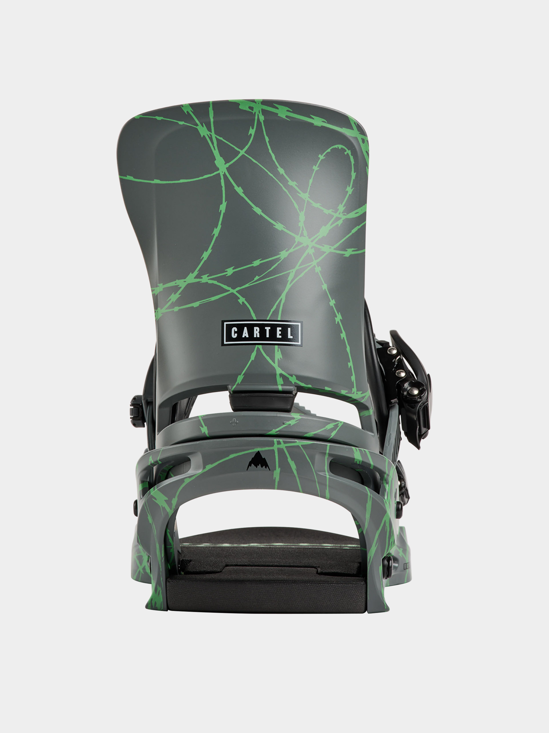 Męskie Wiązania snowboardowe Burton Cartel Re:Flex (gray/green voltage)