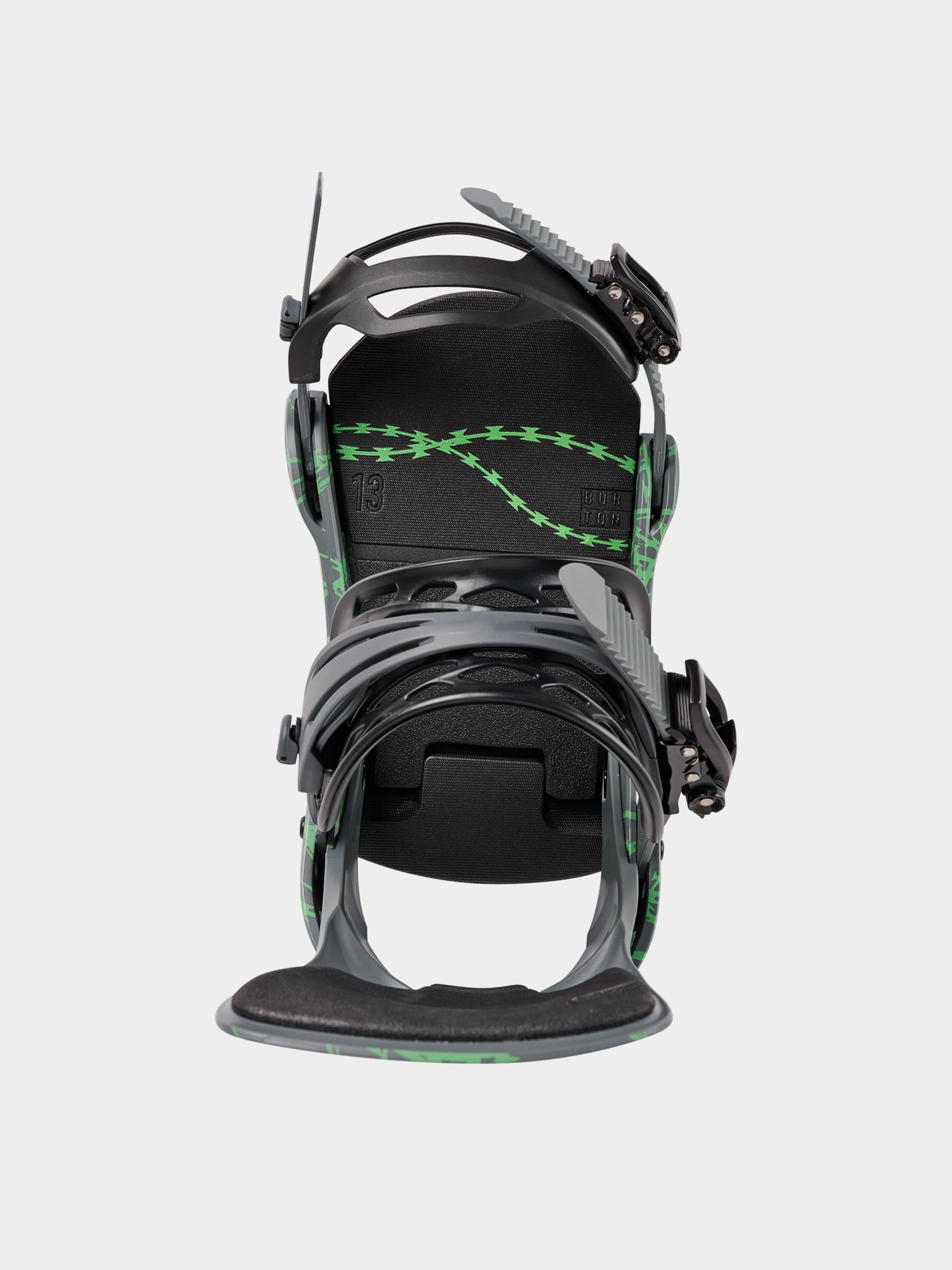 Męskie Wiązania snowboardowe Burton Cartel Re:Flex (gray/green voltage)