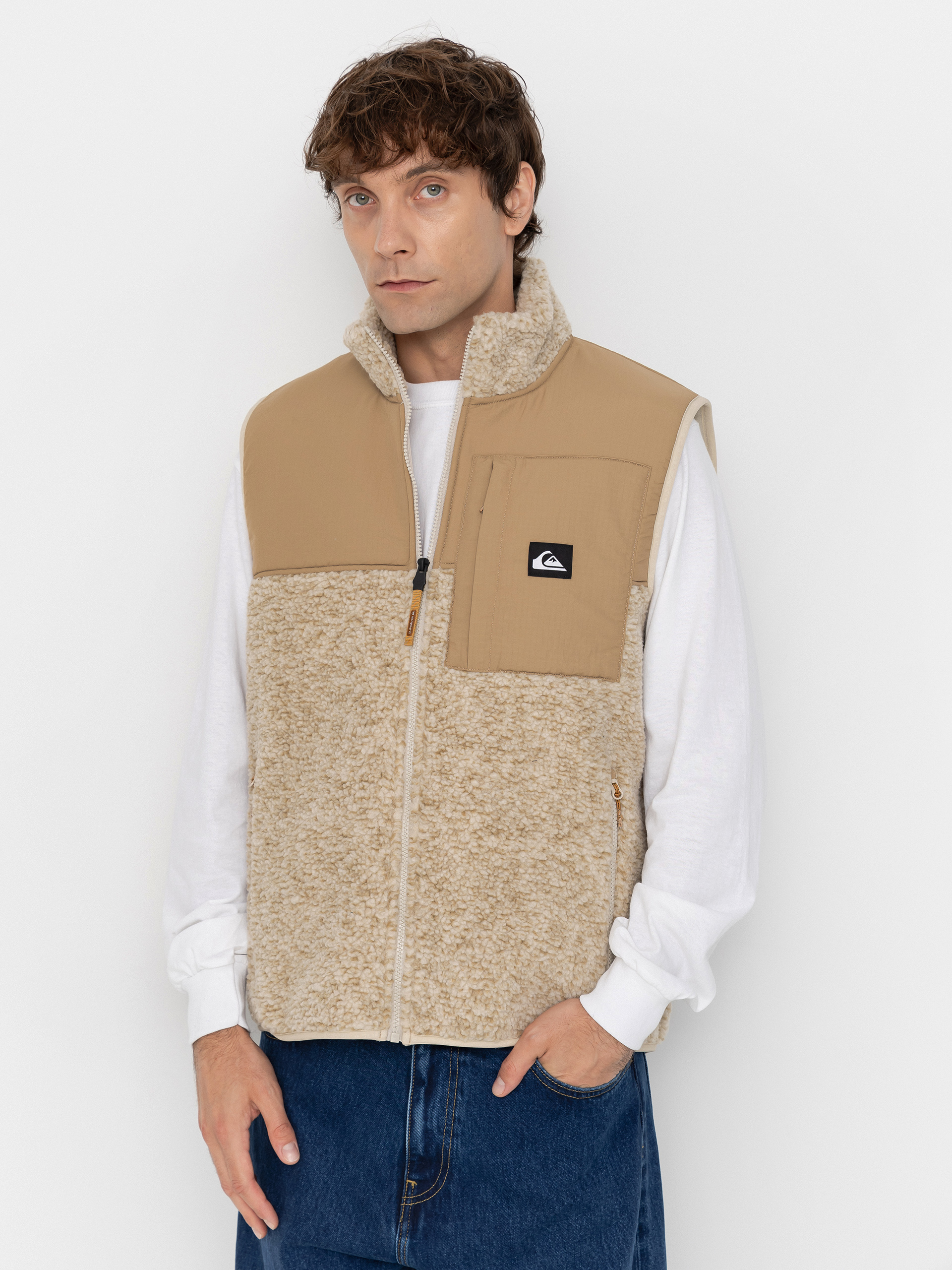 Polar Quiksilver Shallow Water Gilet (peyote heather swallow water)