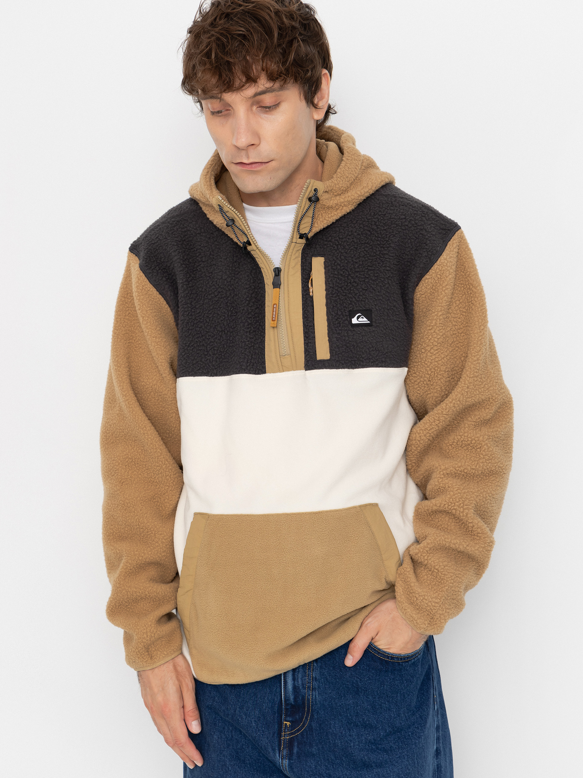 Polar Quiksilver Clean Coast Mix Up Hoody (kelp)
