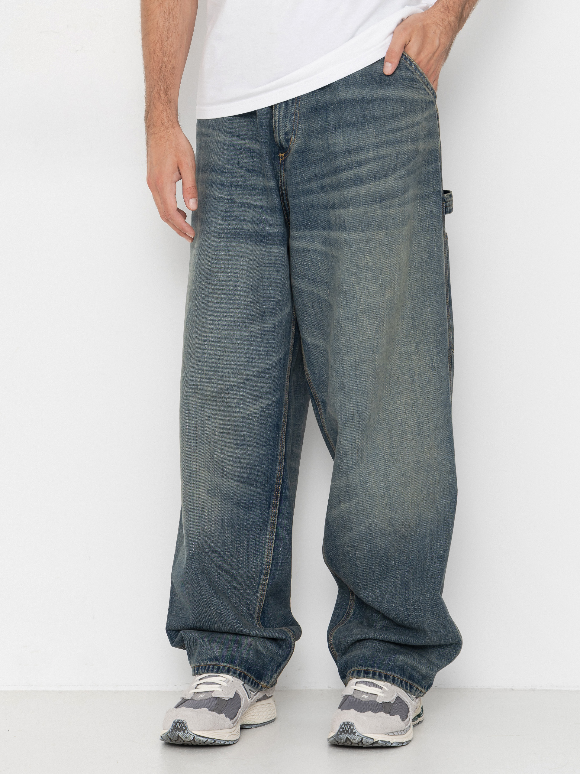 Spodnie Carhartt WIP OG Single Knee (blue/worn used wash)