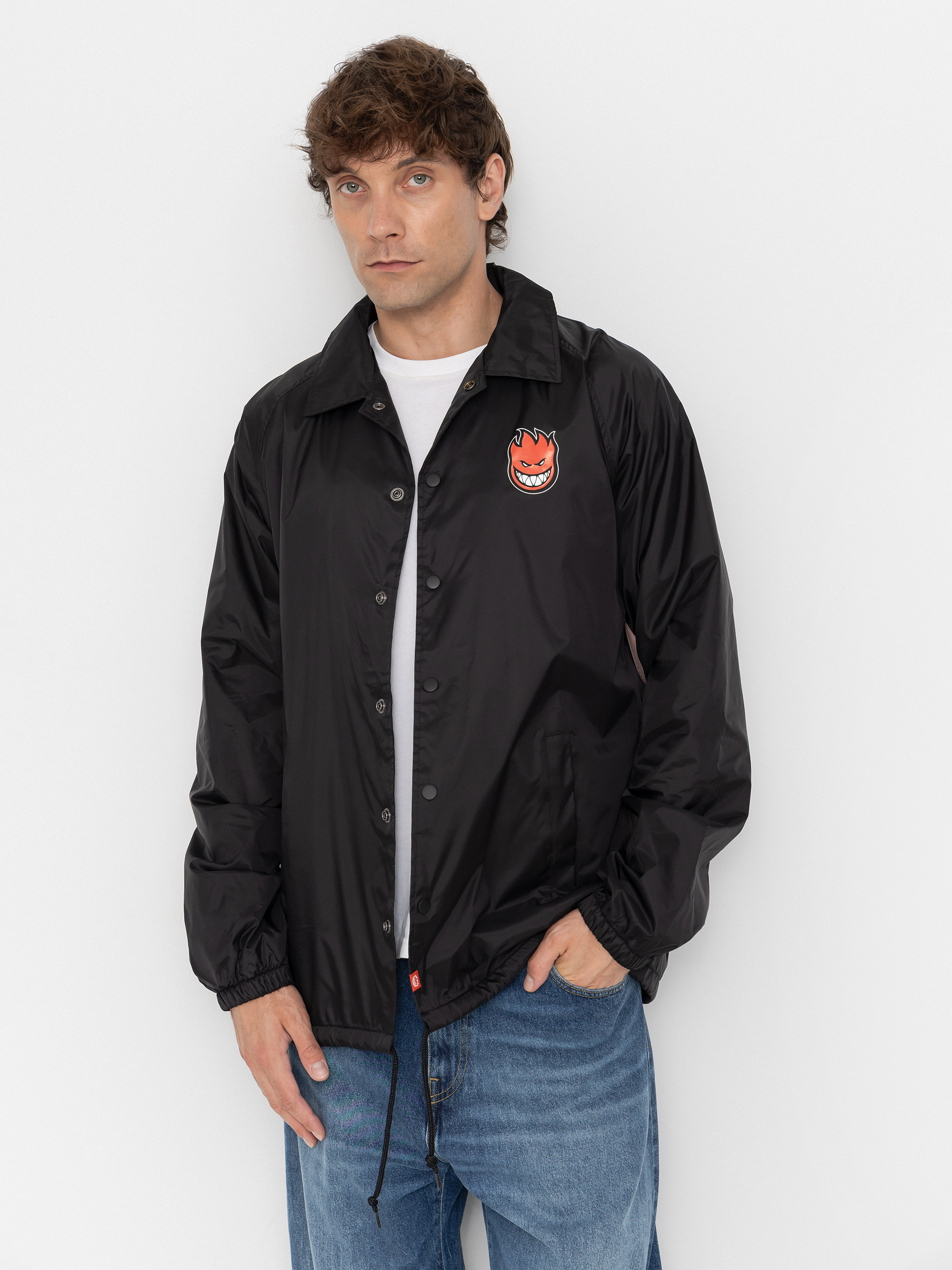 Kurtka Spitfire Bighead Fill Double (black w/red white black prints)