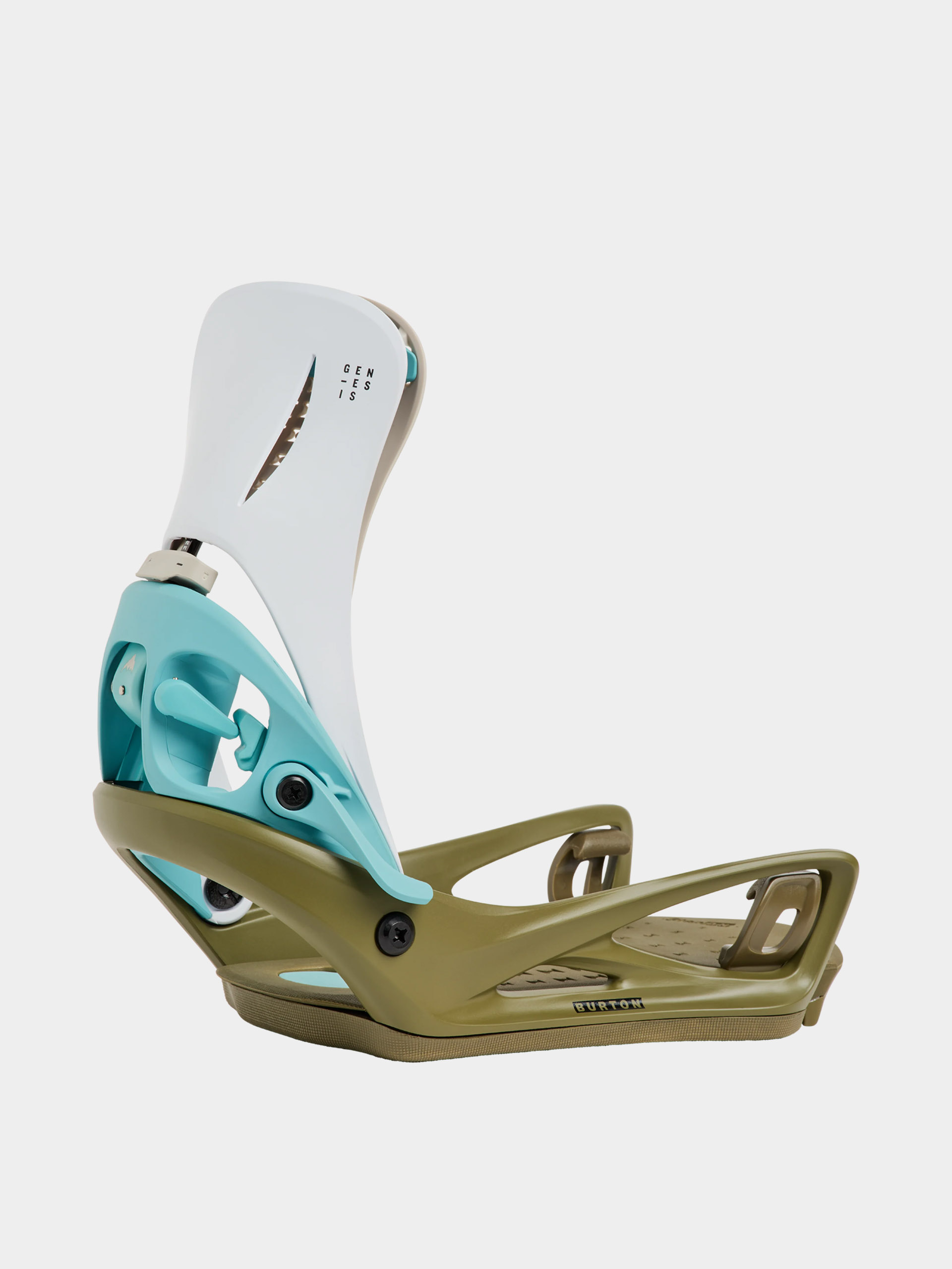 Męskie Wiązania snowboardowe Burton Step On Genesis Re:Flex (white/dried moss)