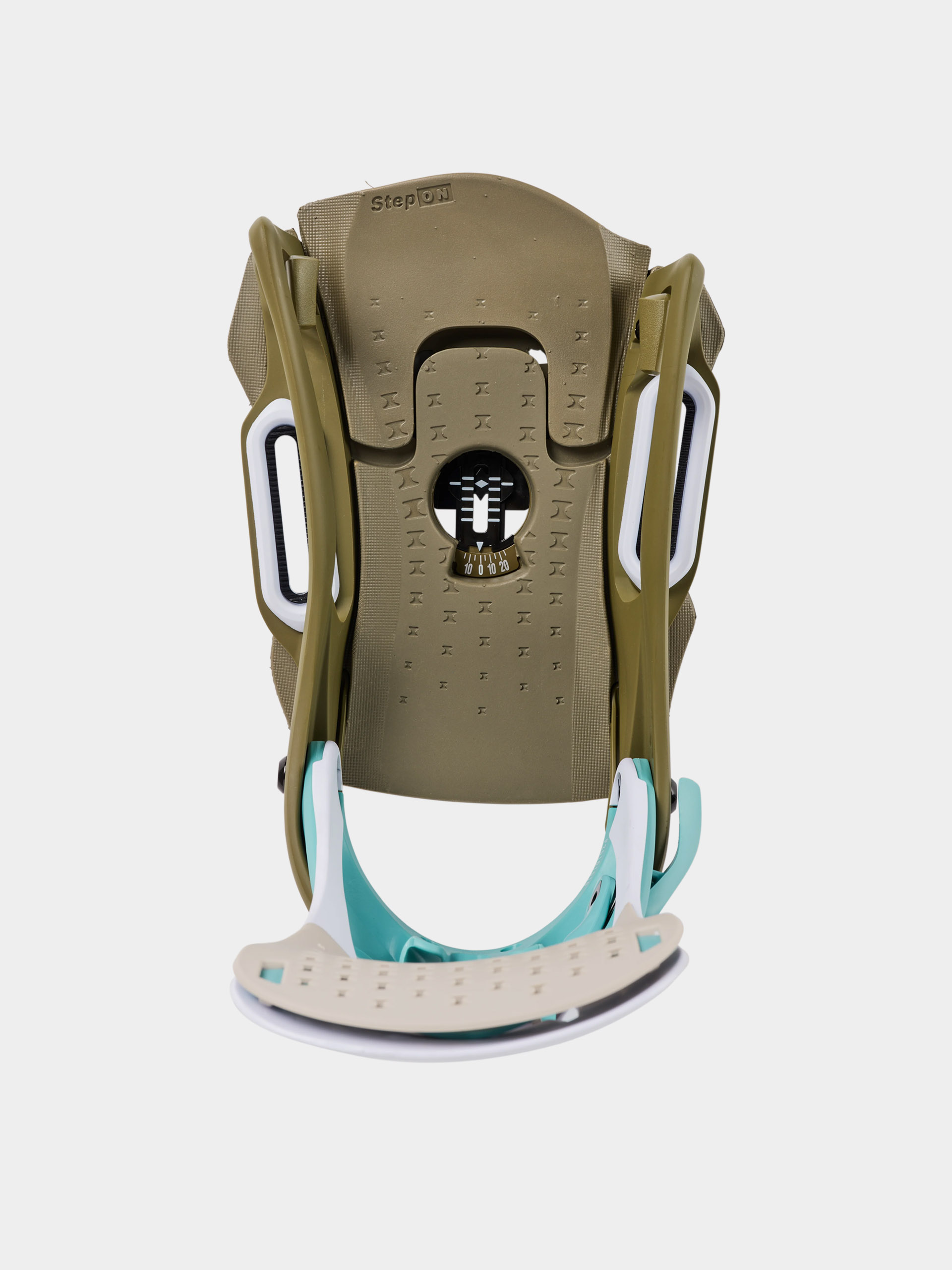 Męskie Wiązania snowboardowe Burton Step On Genesis Est (white/dried moss)