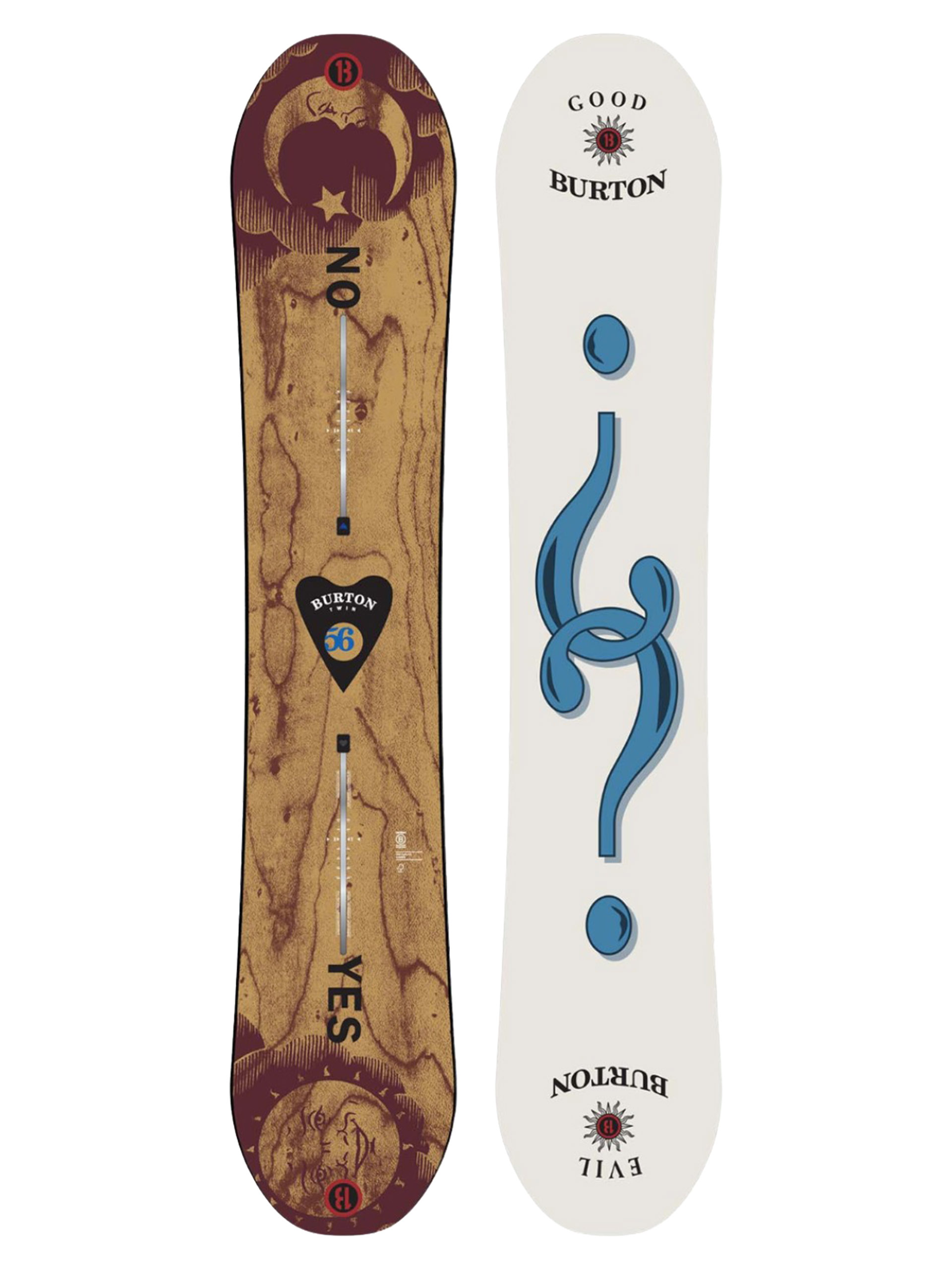 Męska Deska snowboardowa Burton 50TH 1994 Ouija Twin