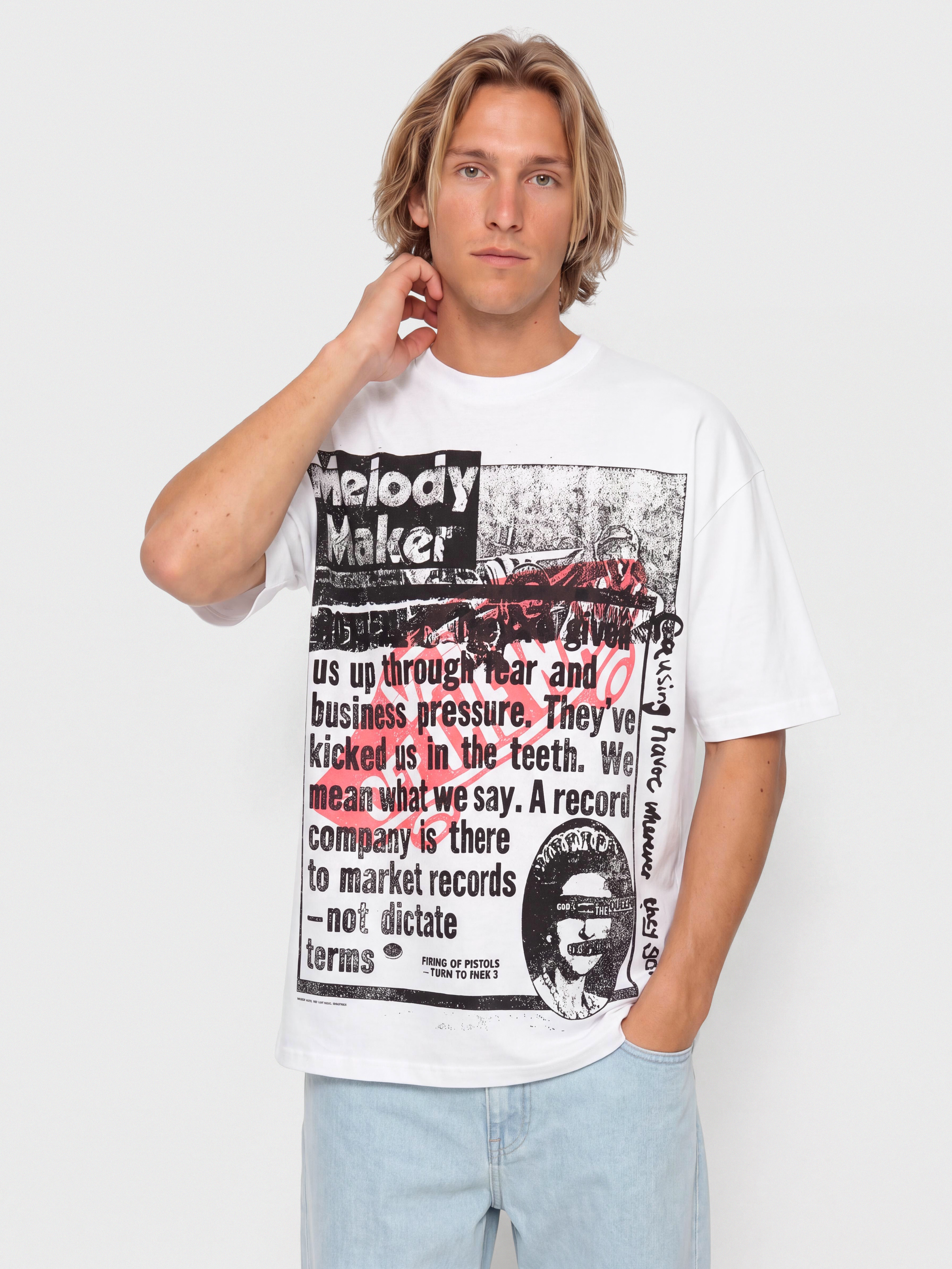 T-shirt Vans Sex Pistols Read All About It (white)