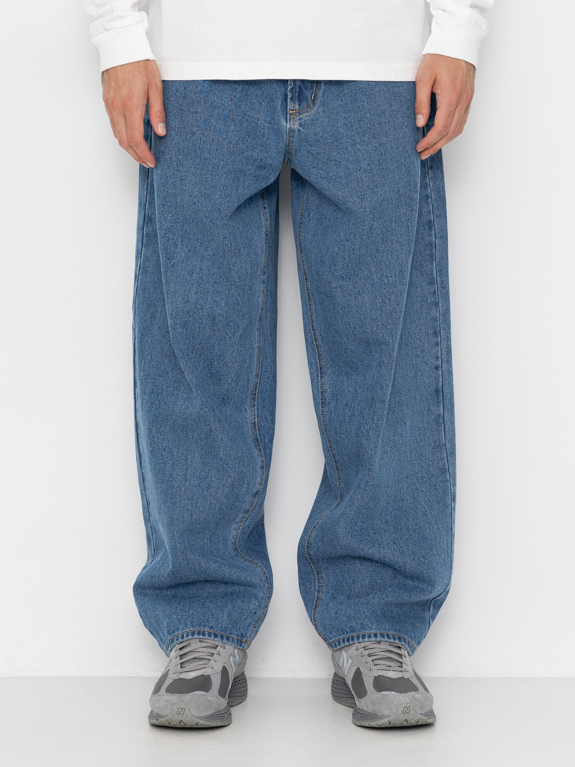 Spodnie OBEY Bigwig Baggy Denim (light indigo classic)