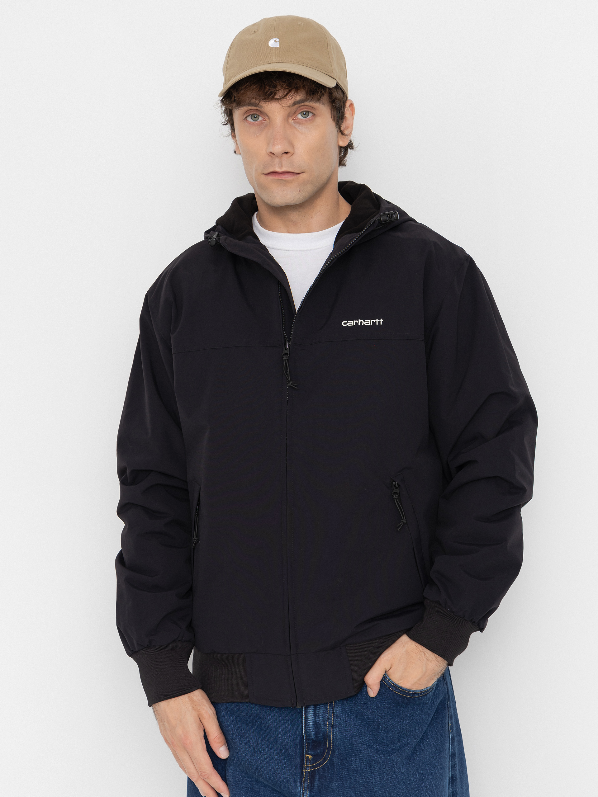 Kurtka Carhartt WIP Sail (black/white)