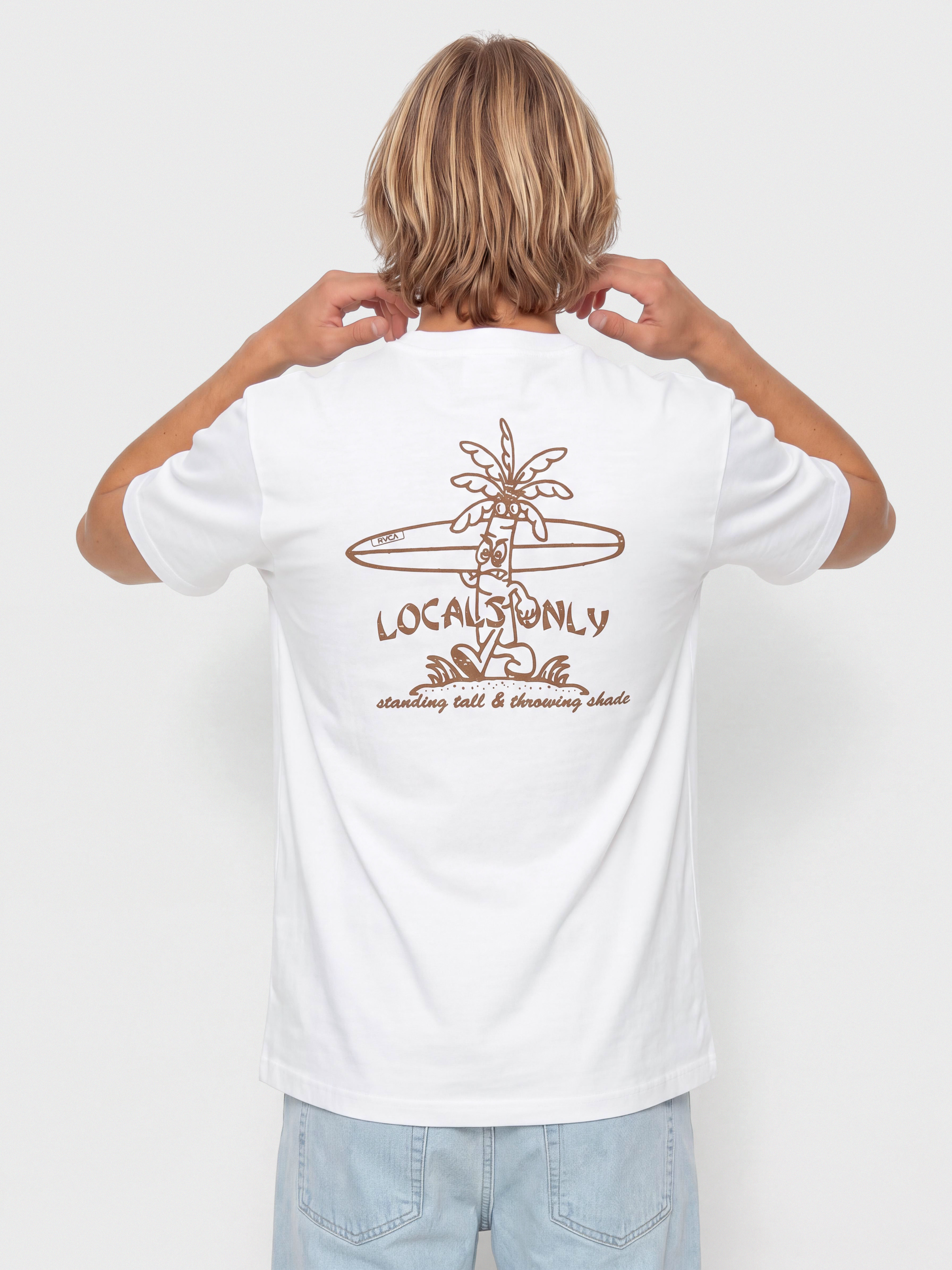T-shirt RVCA Mad Local (white)