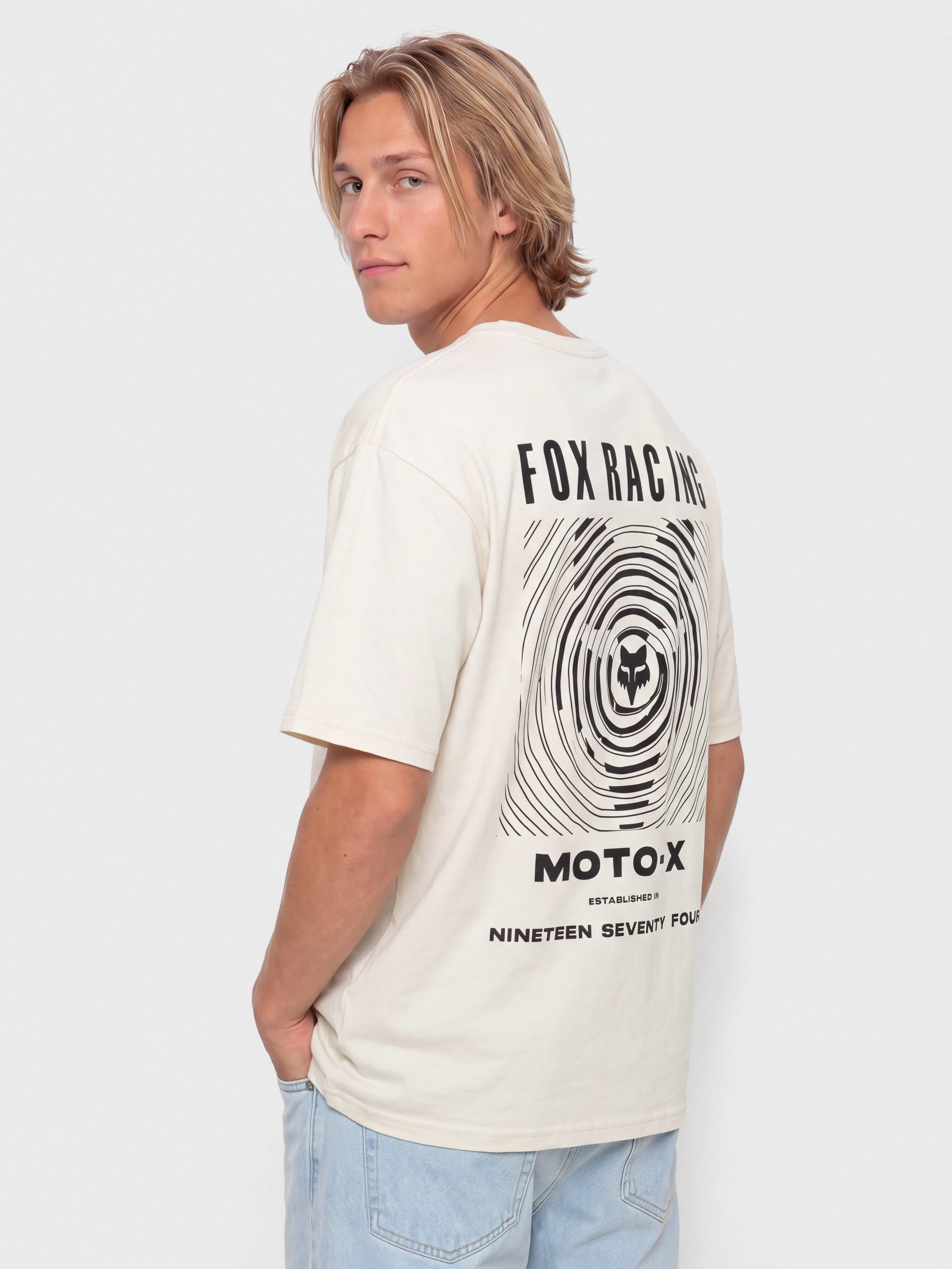 T-shirt Fox Warped 195 Original (chalk)