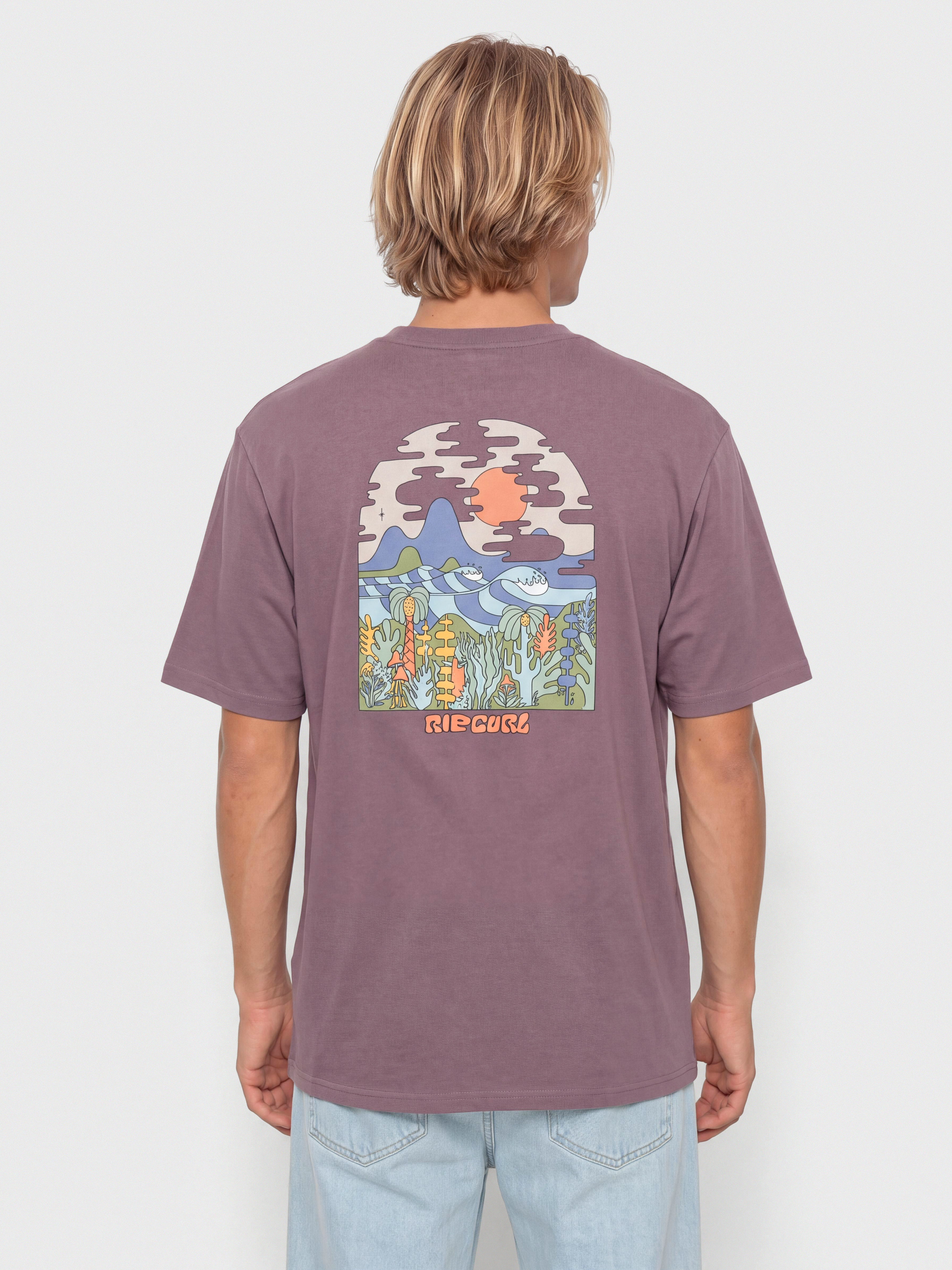 T-shirt Rip Curl Pacific Rinse Higgins (dusty purple)