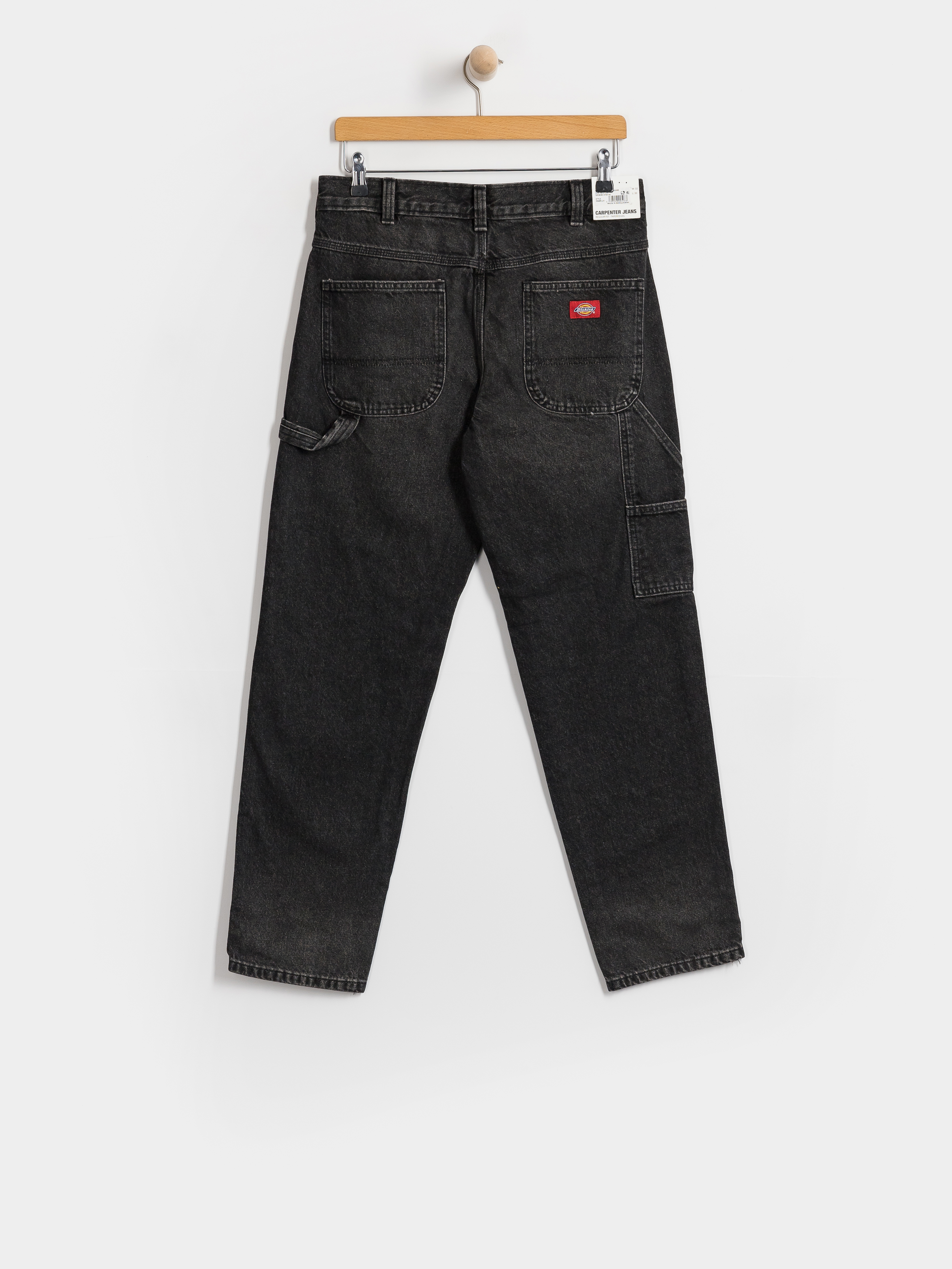 Spodnie Dickies 993 Regular Tapered Carpenter Jeans (black wash faded)