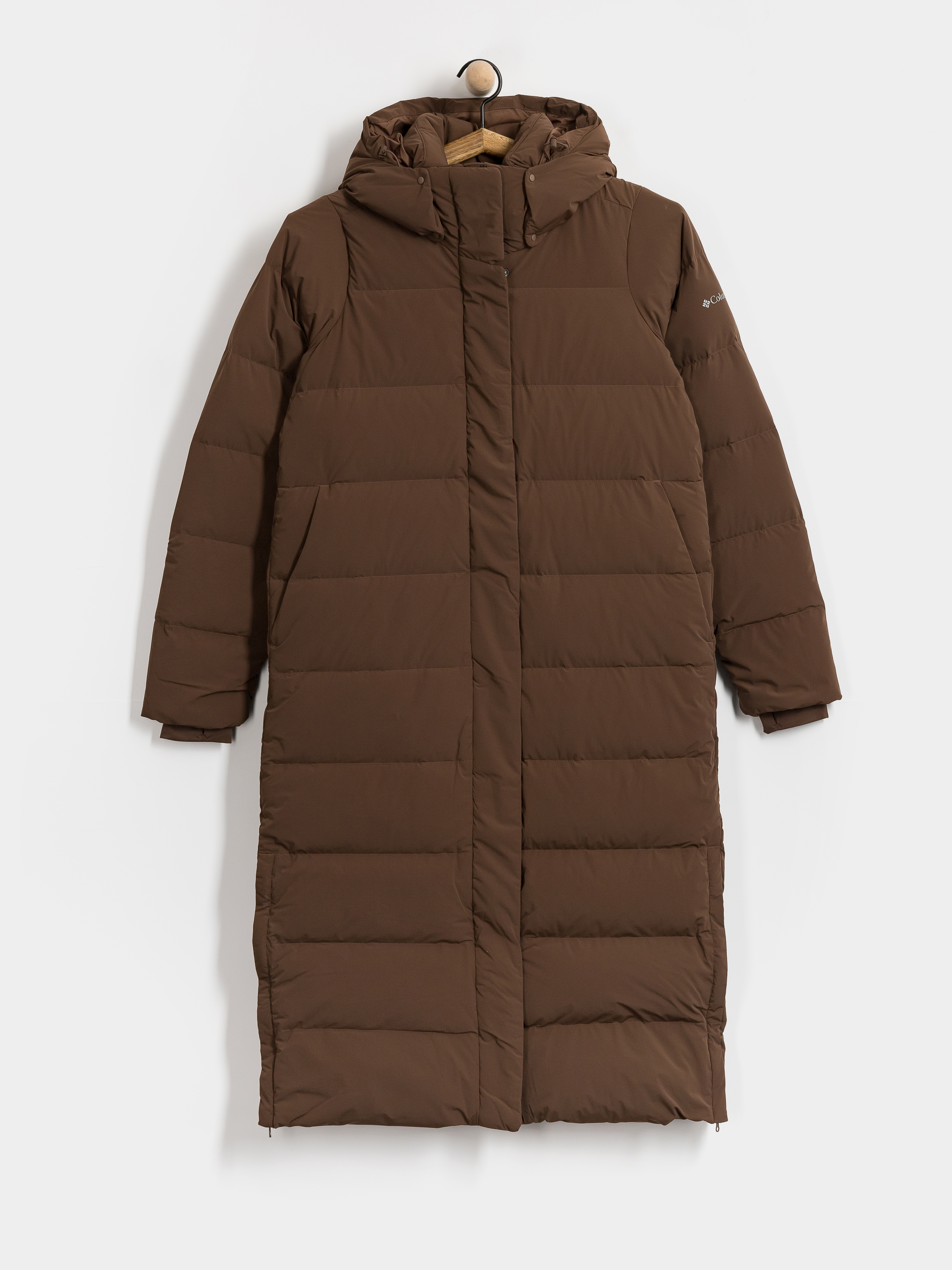 Kurtka Columbia Amaze Puff Long Hooded Wmn (tobacco)