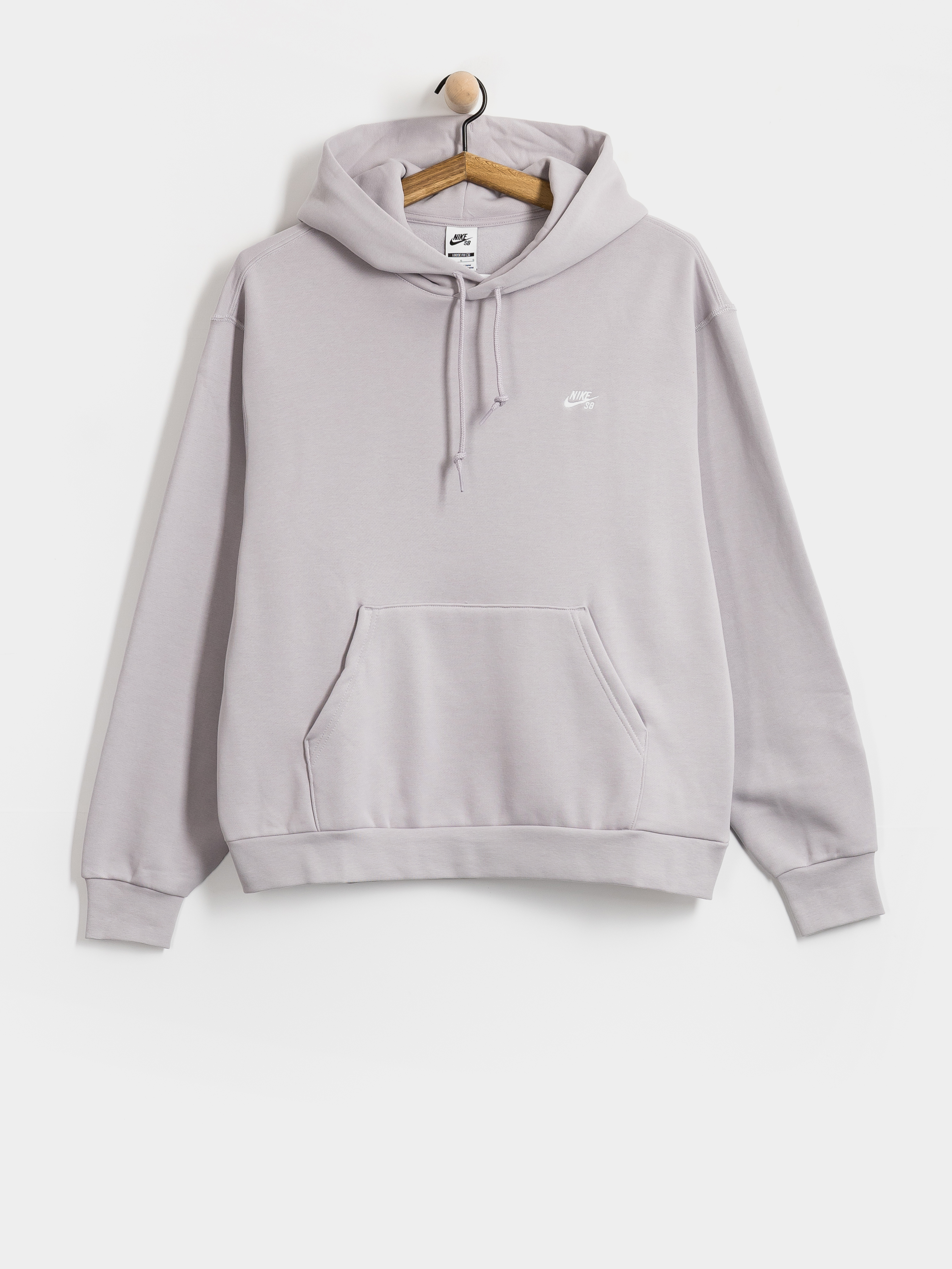 Bluza z kapturem Nike SB Essential Logo HD (silver lilac/white)
