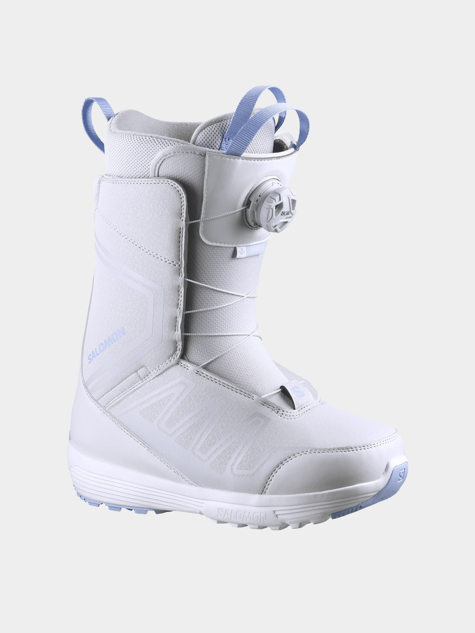 Damskie Buty snowboardowe Salomon Pearl Boa (gray violet/brunnera blue)