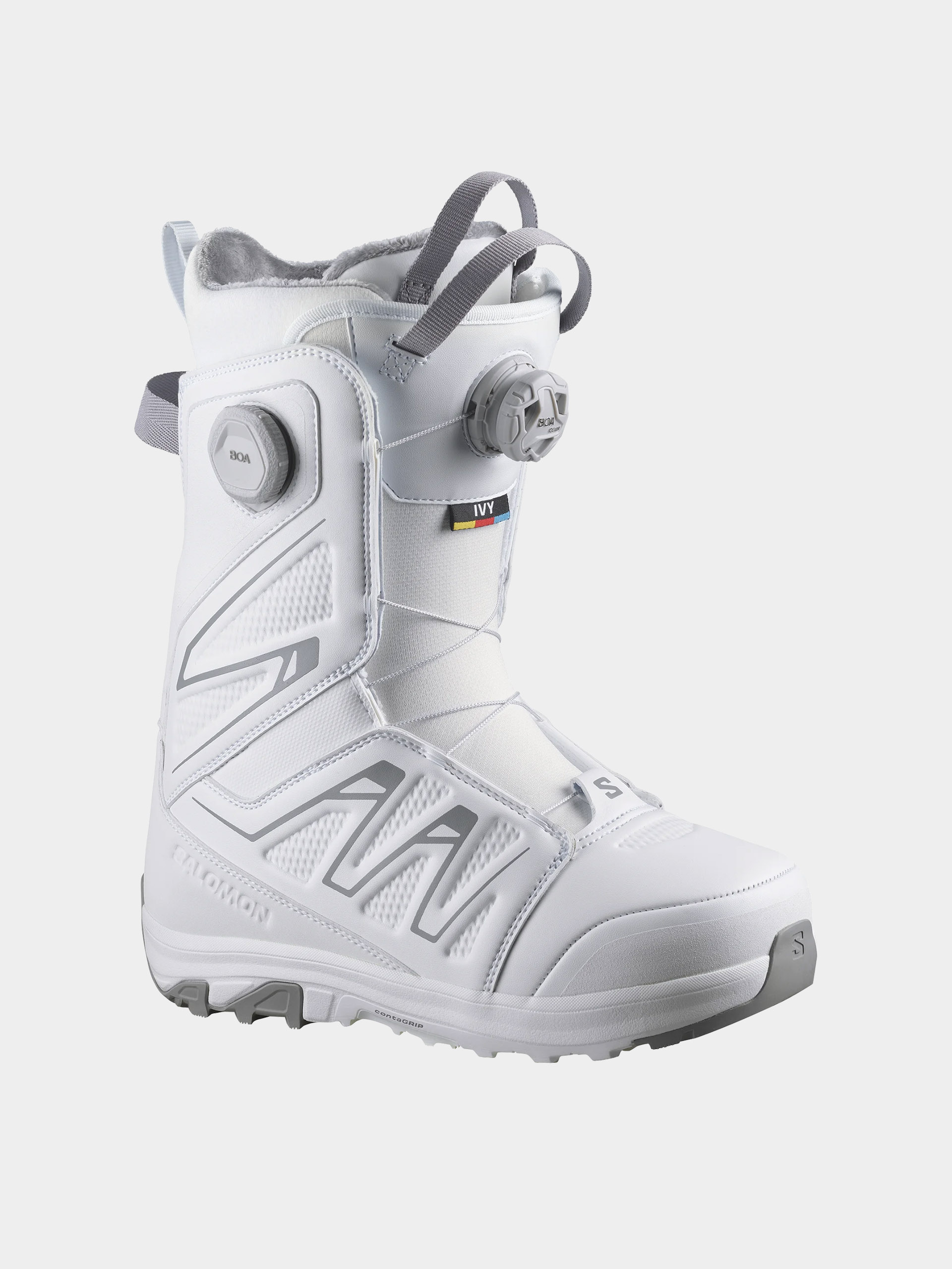Buty snowboardowe Salomon Ivy Boa Sj Boa Wmn (white/white)