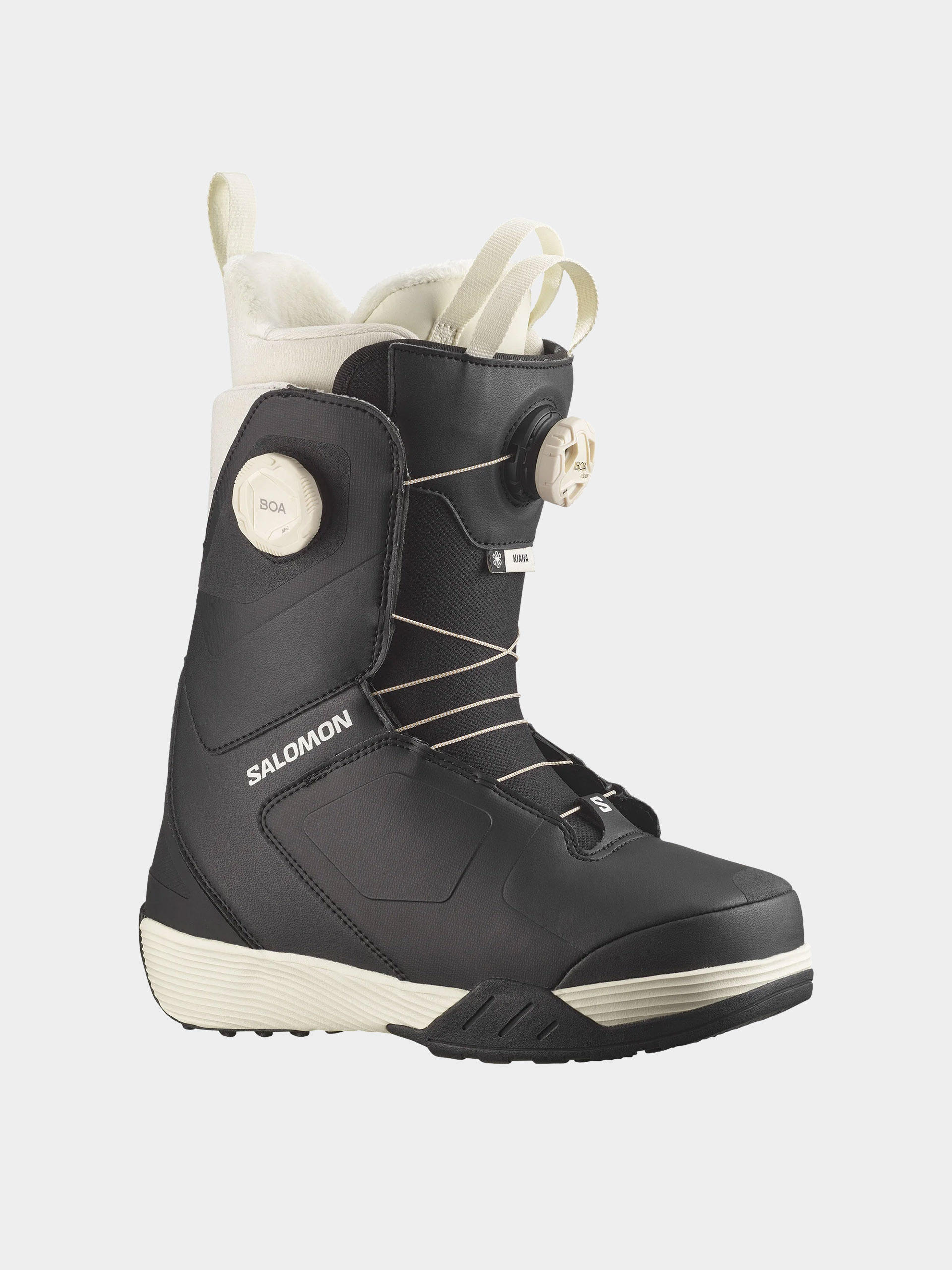Damskie Buty snowboardowe Salomon Kiana Dual Boa (black/black)