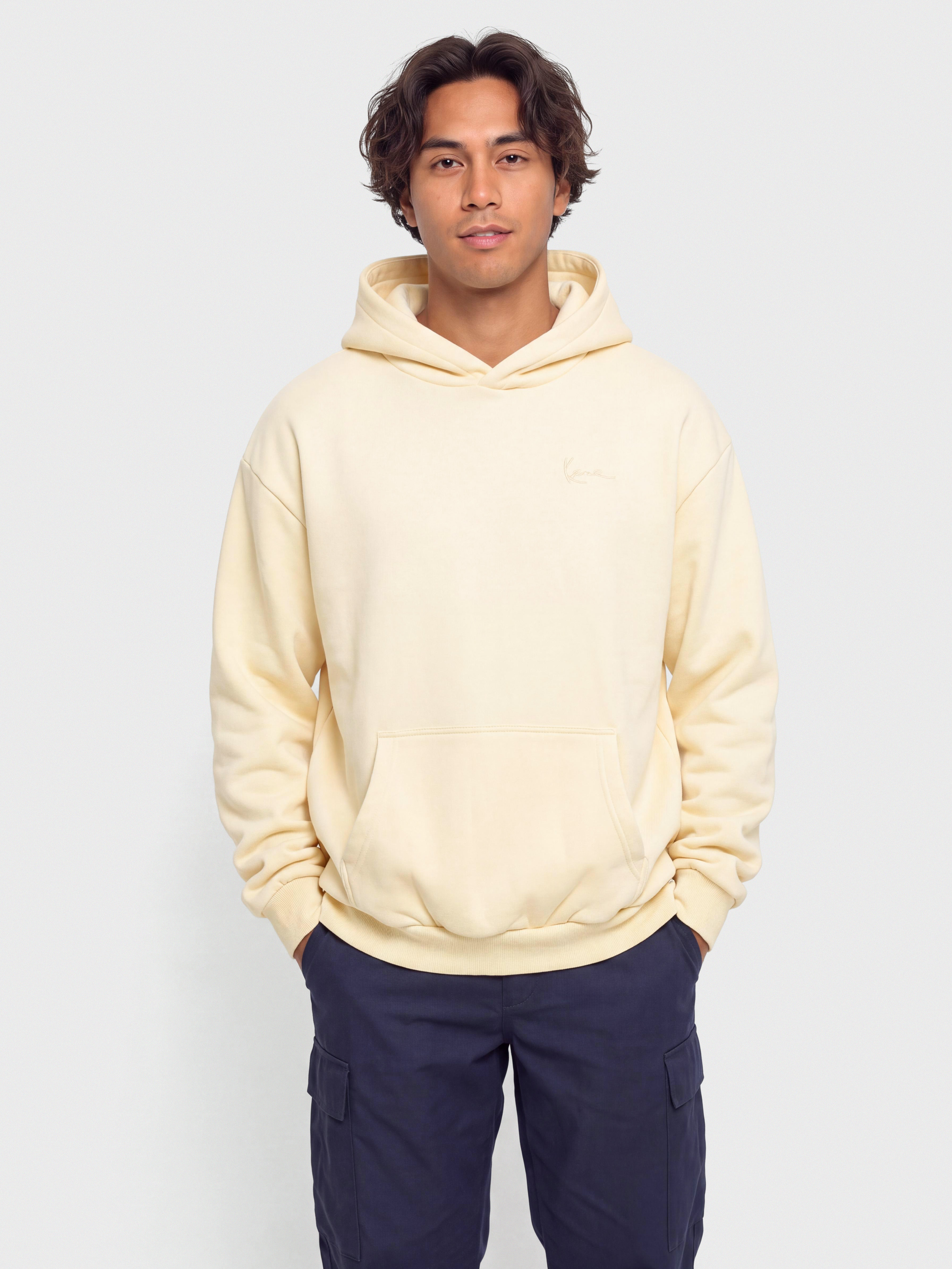 Bluza z kapturem Karl Kani Signature Hoop Oversized HD (off white)