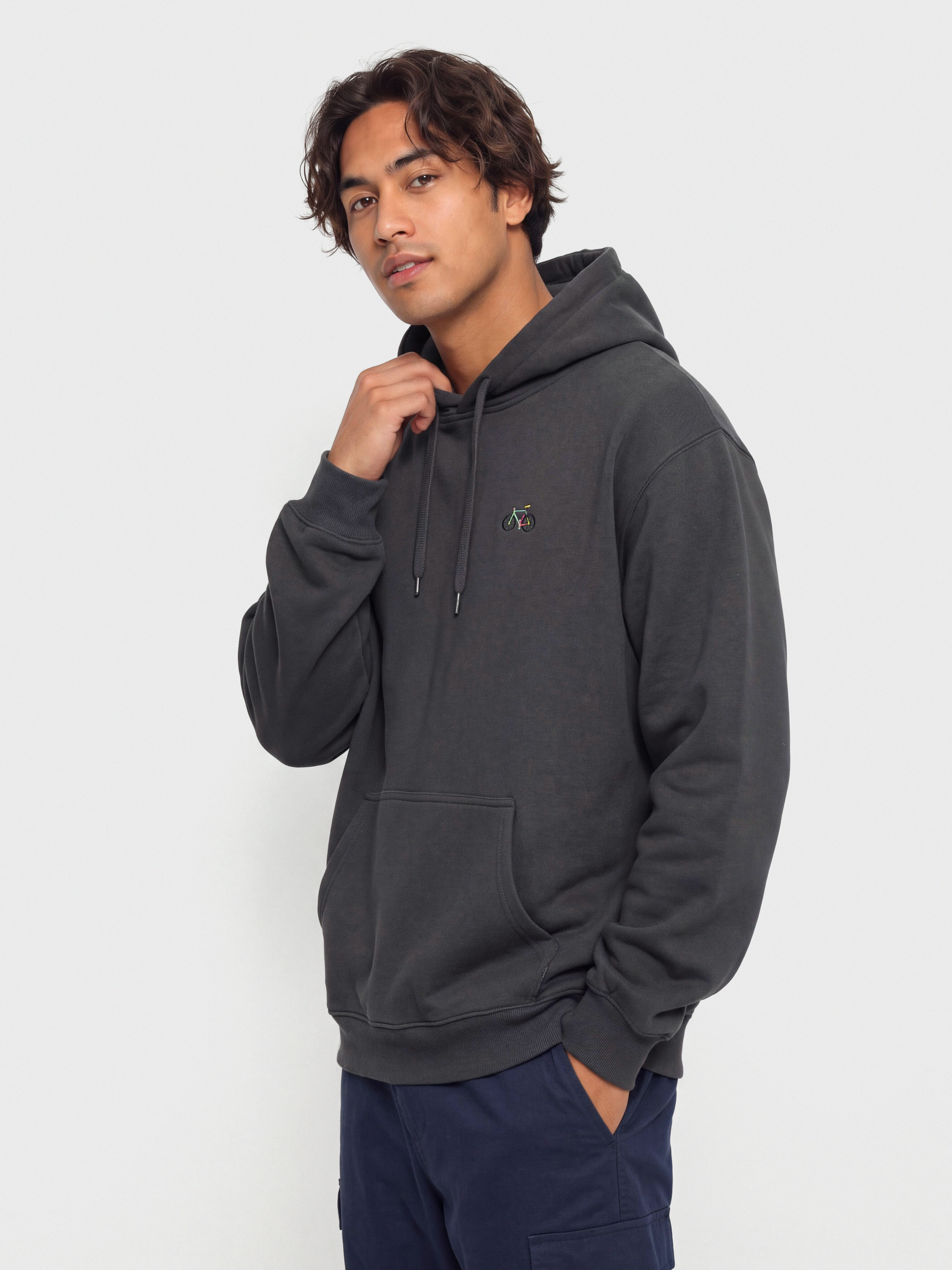 Bluza z kapturem Iriedaily Peaceride HD (coal)