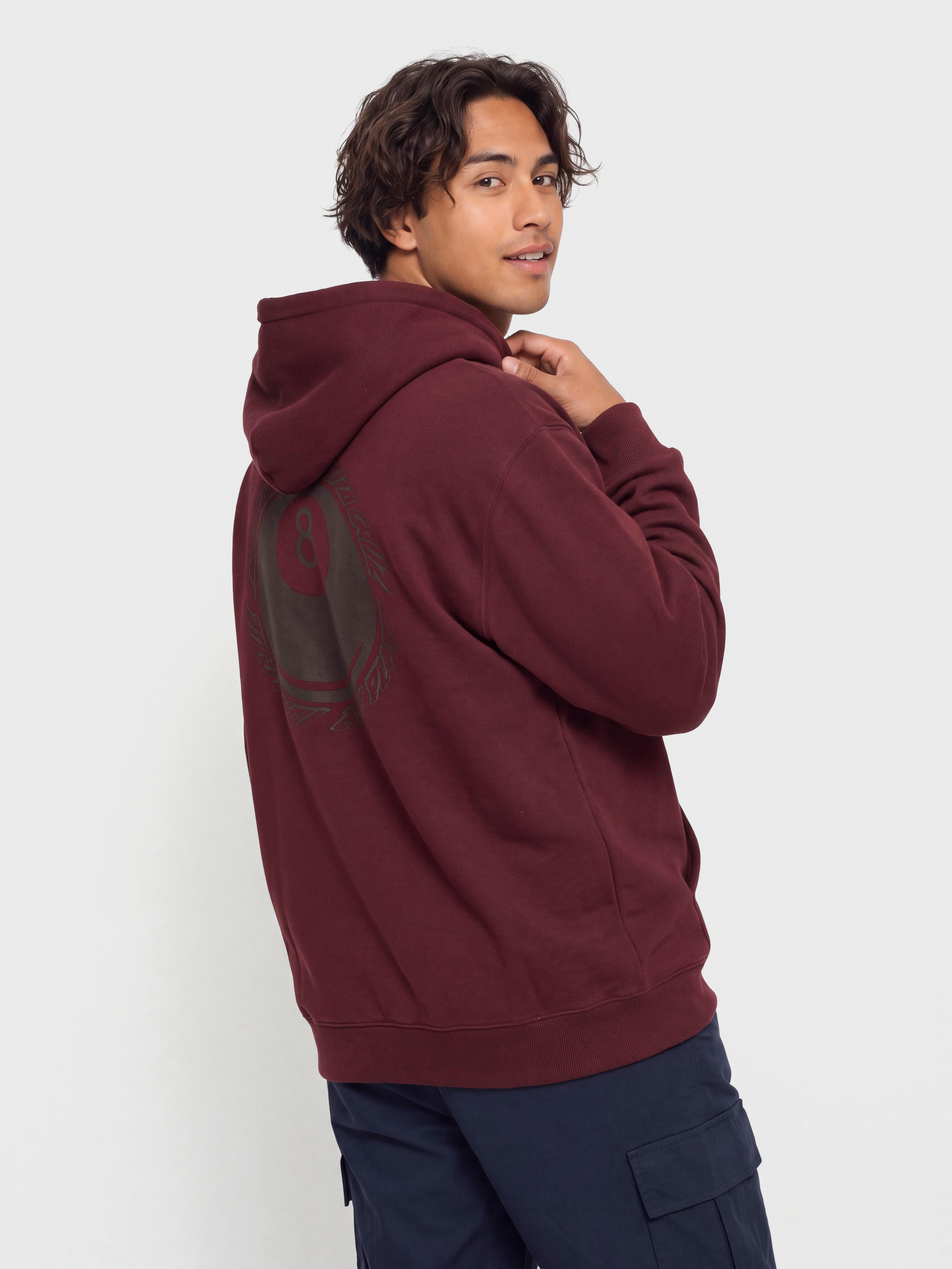 Bluza z kapturem Santa Cruz Winkowski Hachi Ball HD (dark plum)