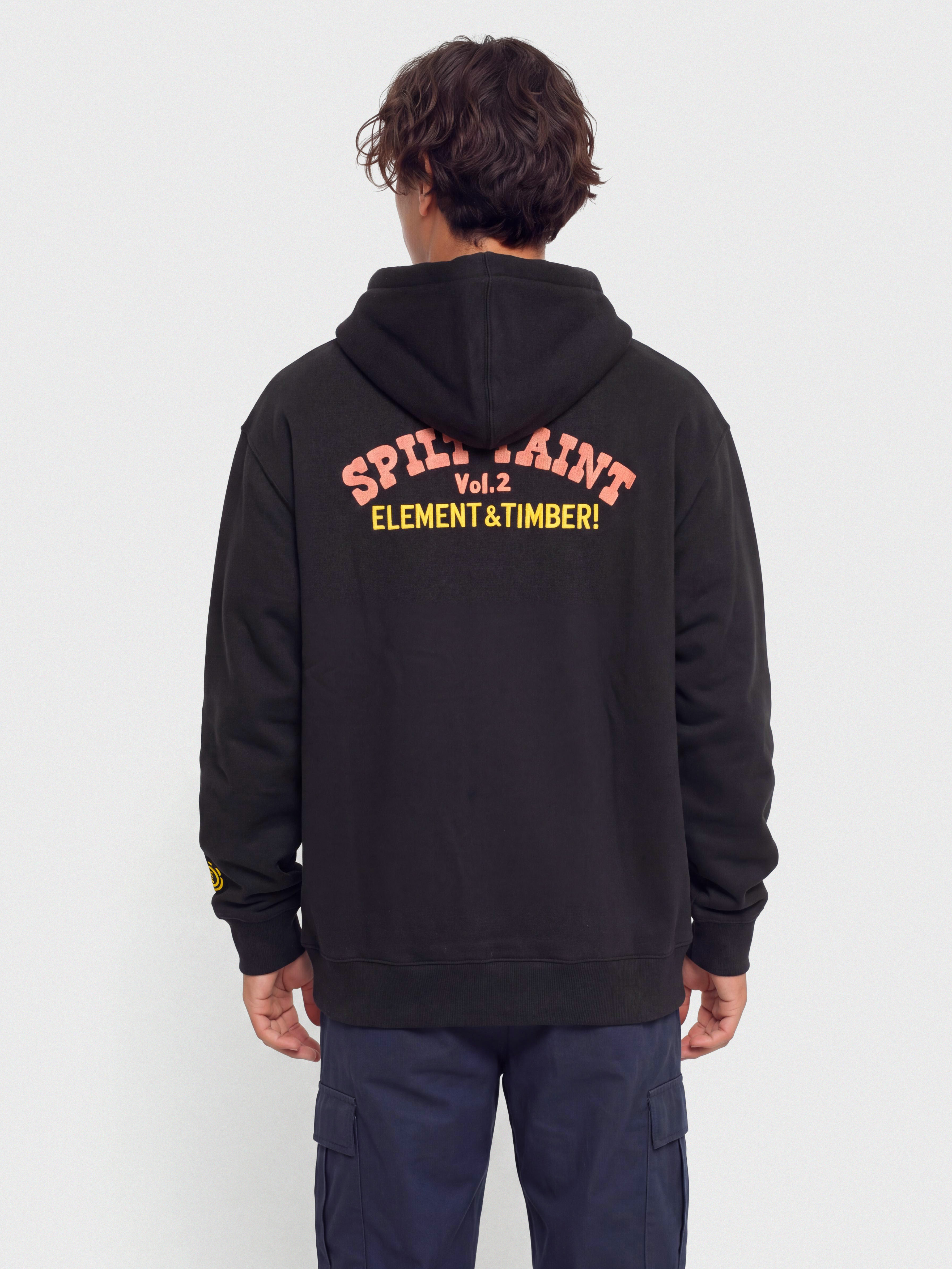 Bluza z kapturem Element Timber Monkey ZHD (flint black)