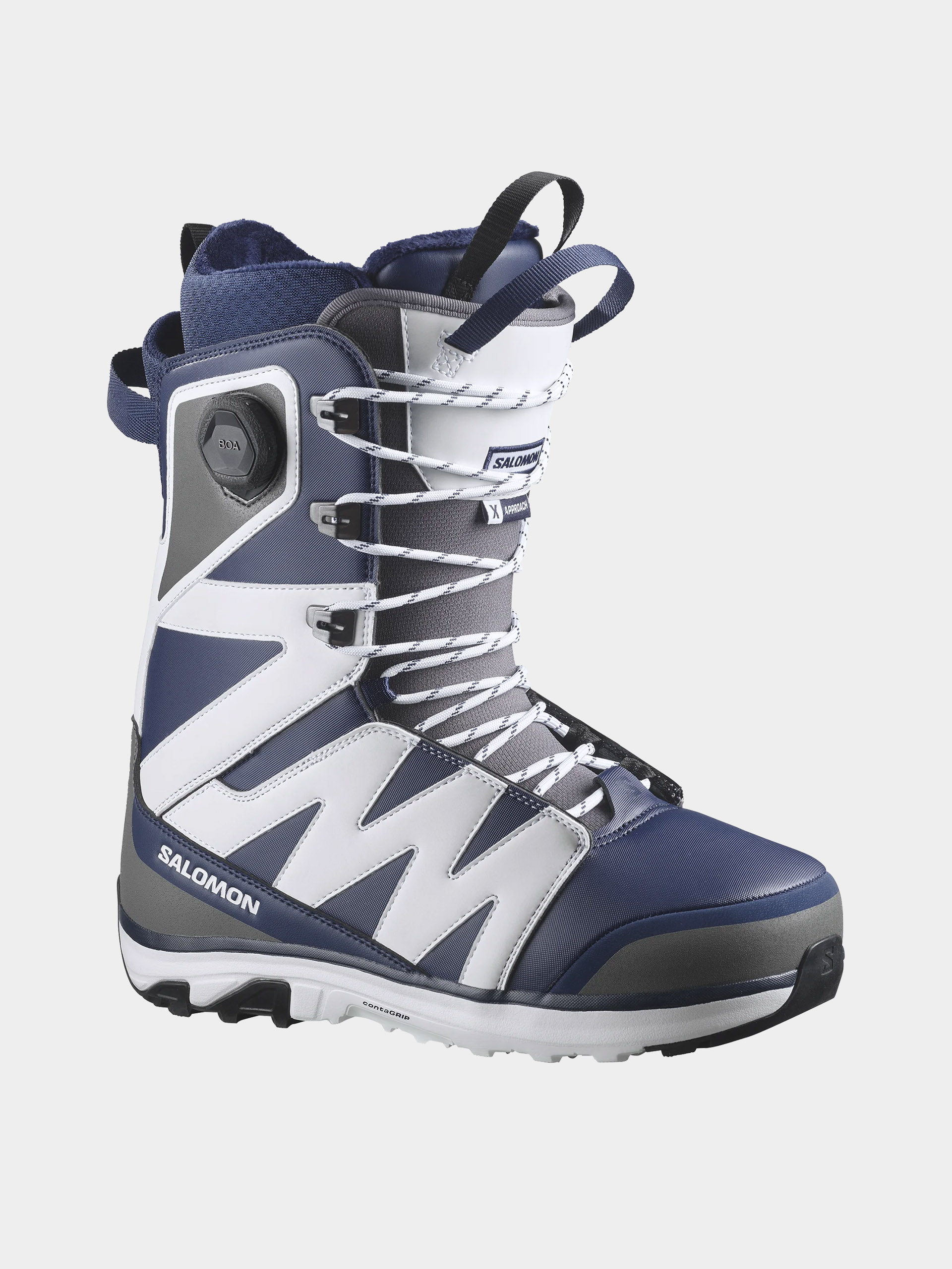 Buty snowboardowe Salomon X Approach Lace Sj Boa (naval academy/white)