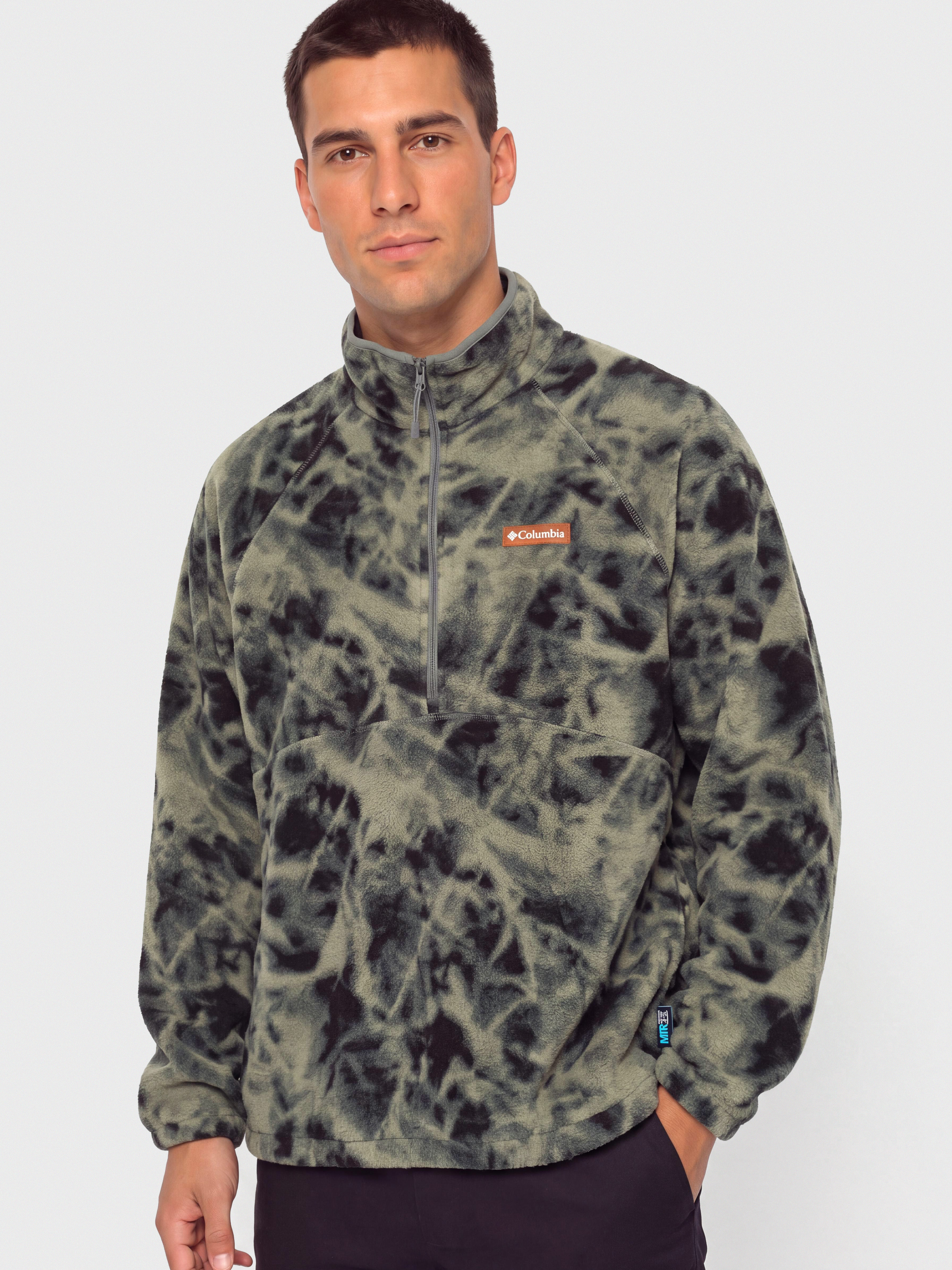 Polar Columbia Timber Crest MTR Printed Half Zip (sedona sage/icypeaks)