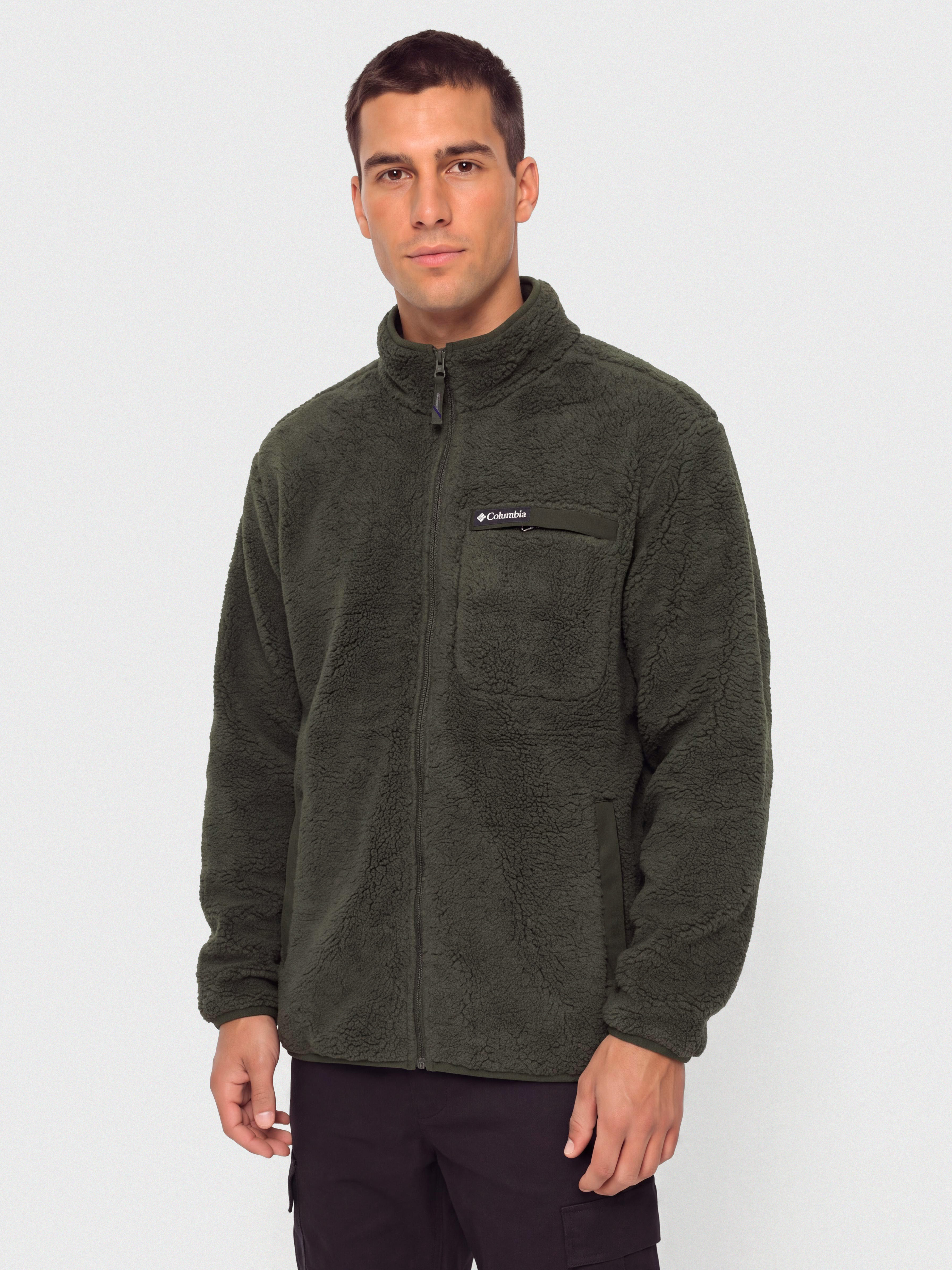 Polar Columbia Rugged Ridge High Pile Full Zip (greenscape)