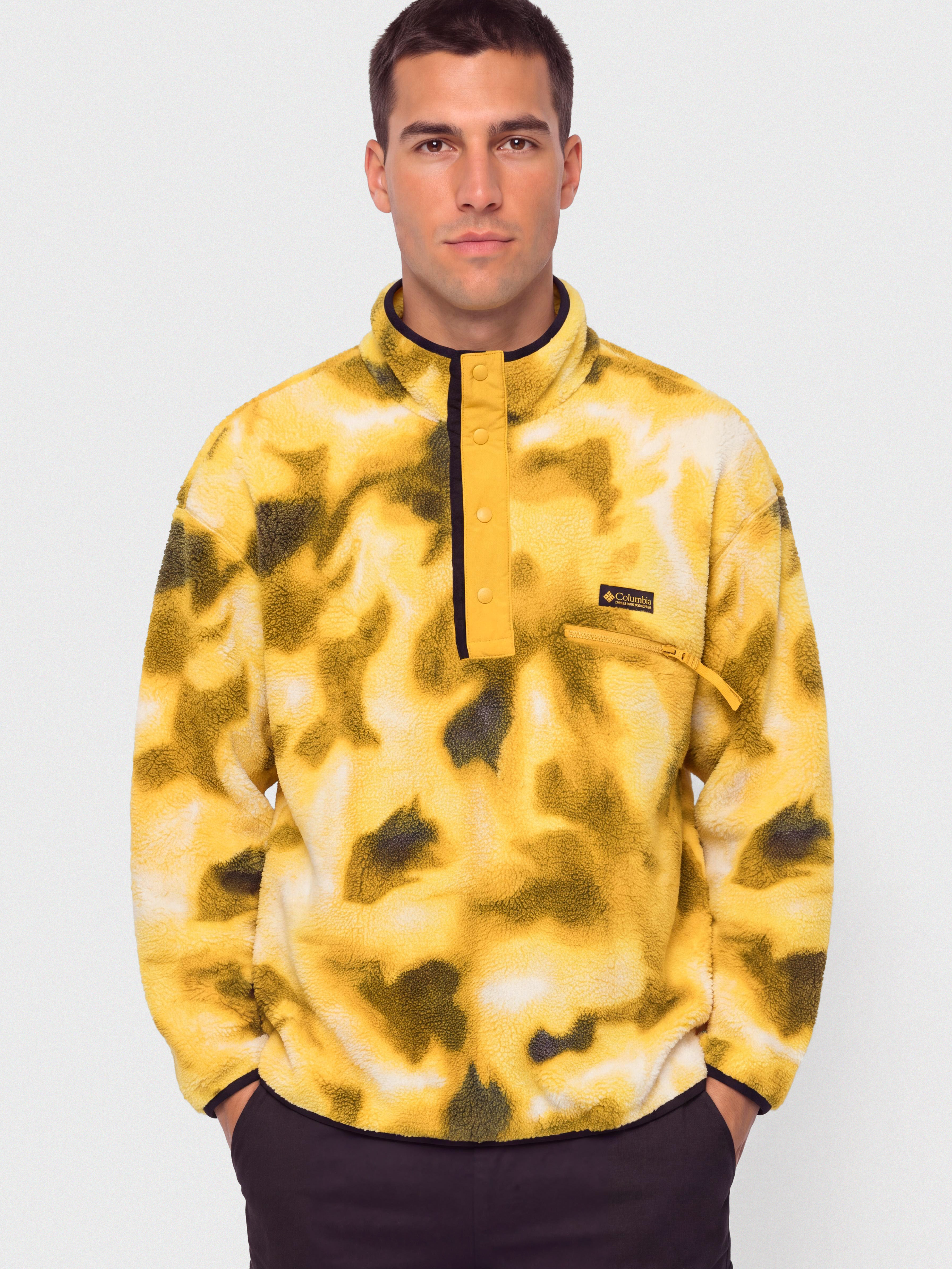 Polar Columbia Helvetia II Printed Half Snap