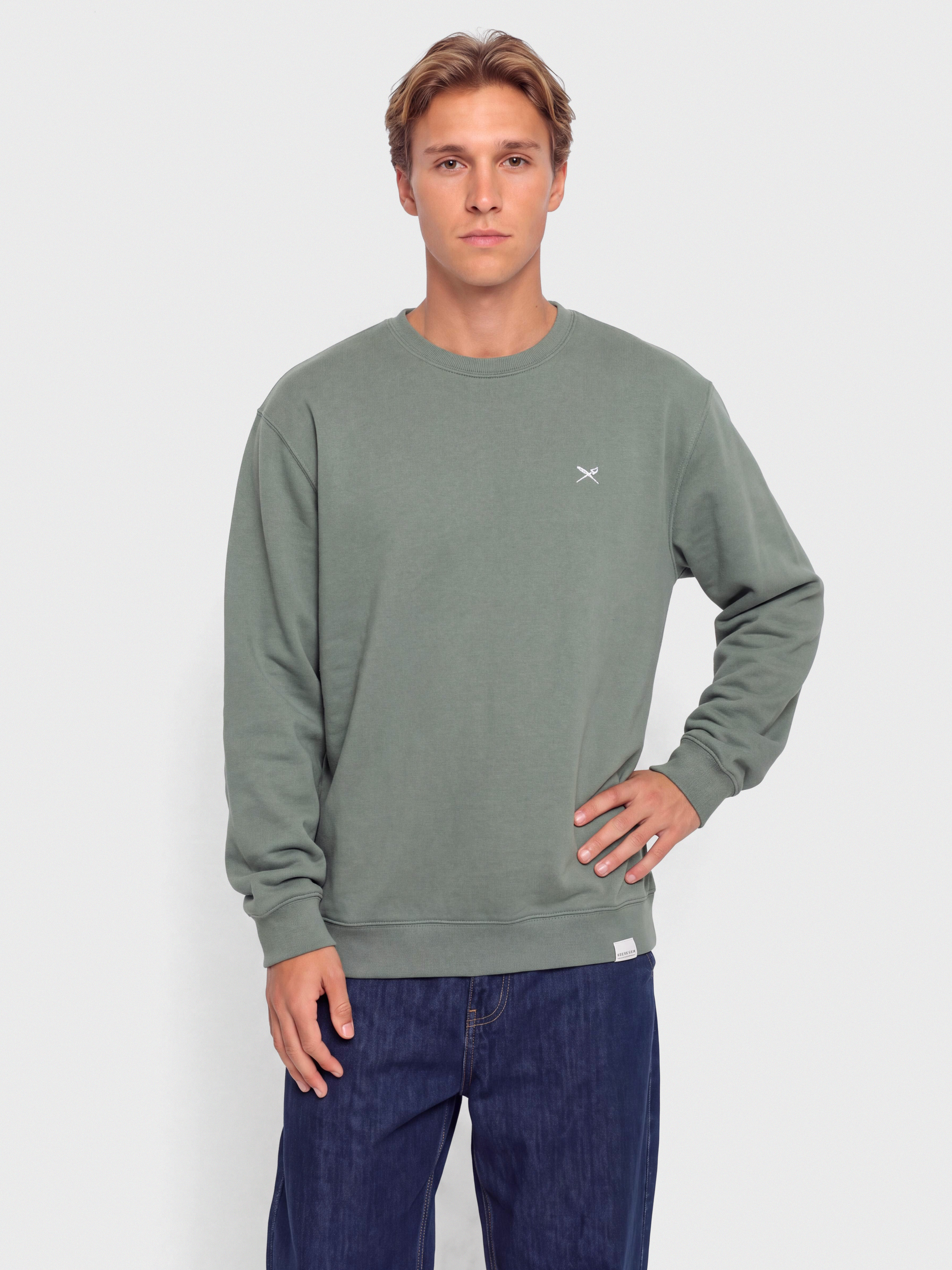 Bluza Iriedaily Mini Flag 2 (jungle green)