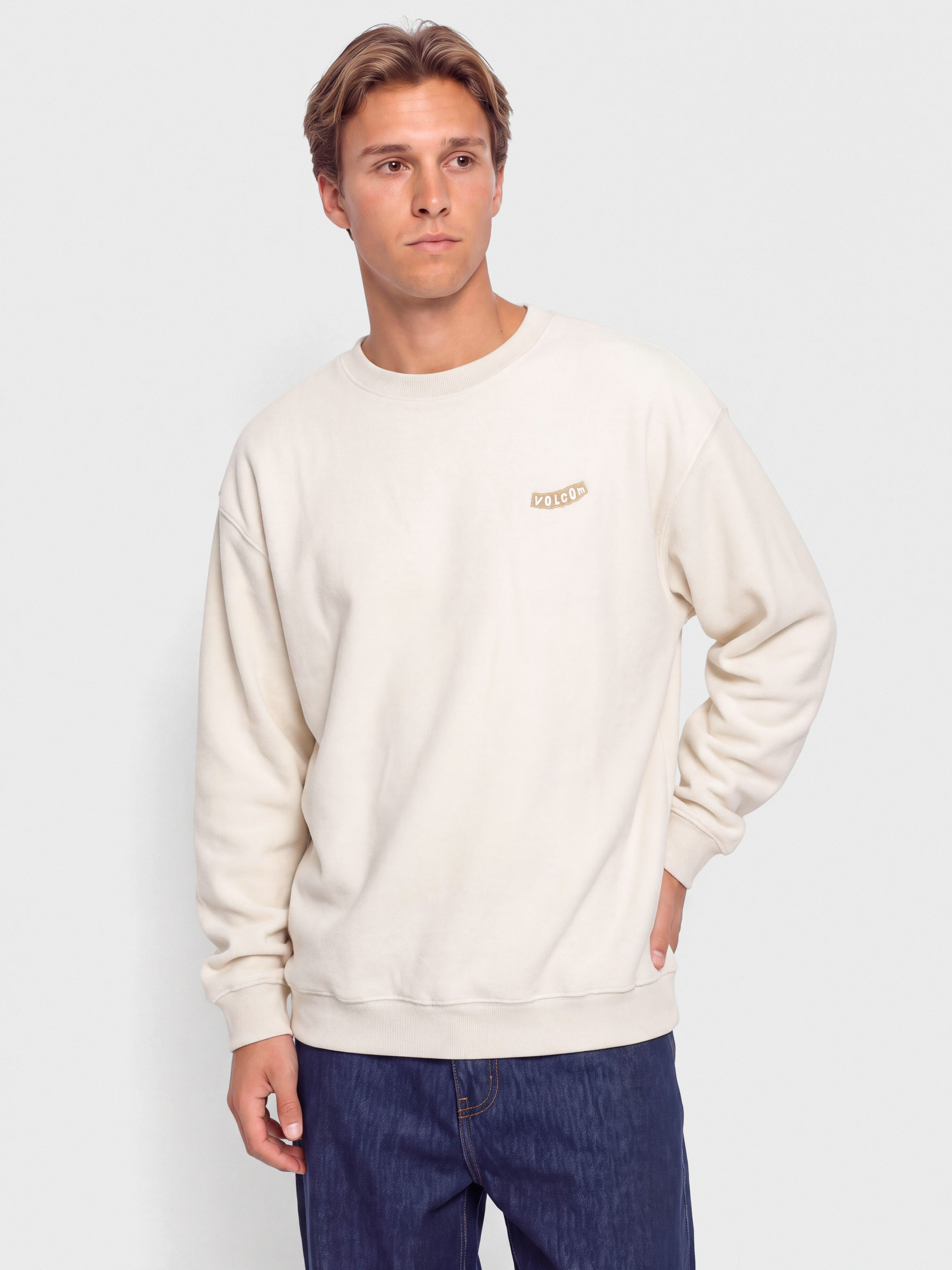 Bluza Volcom Too Kool Lse Crew (dirty white)