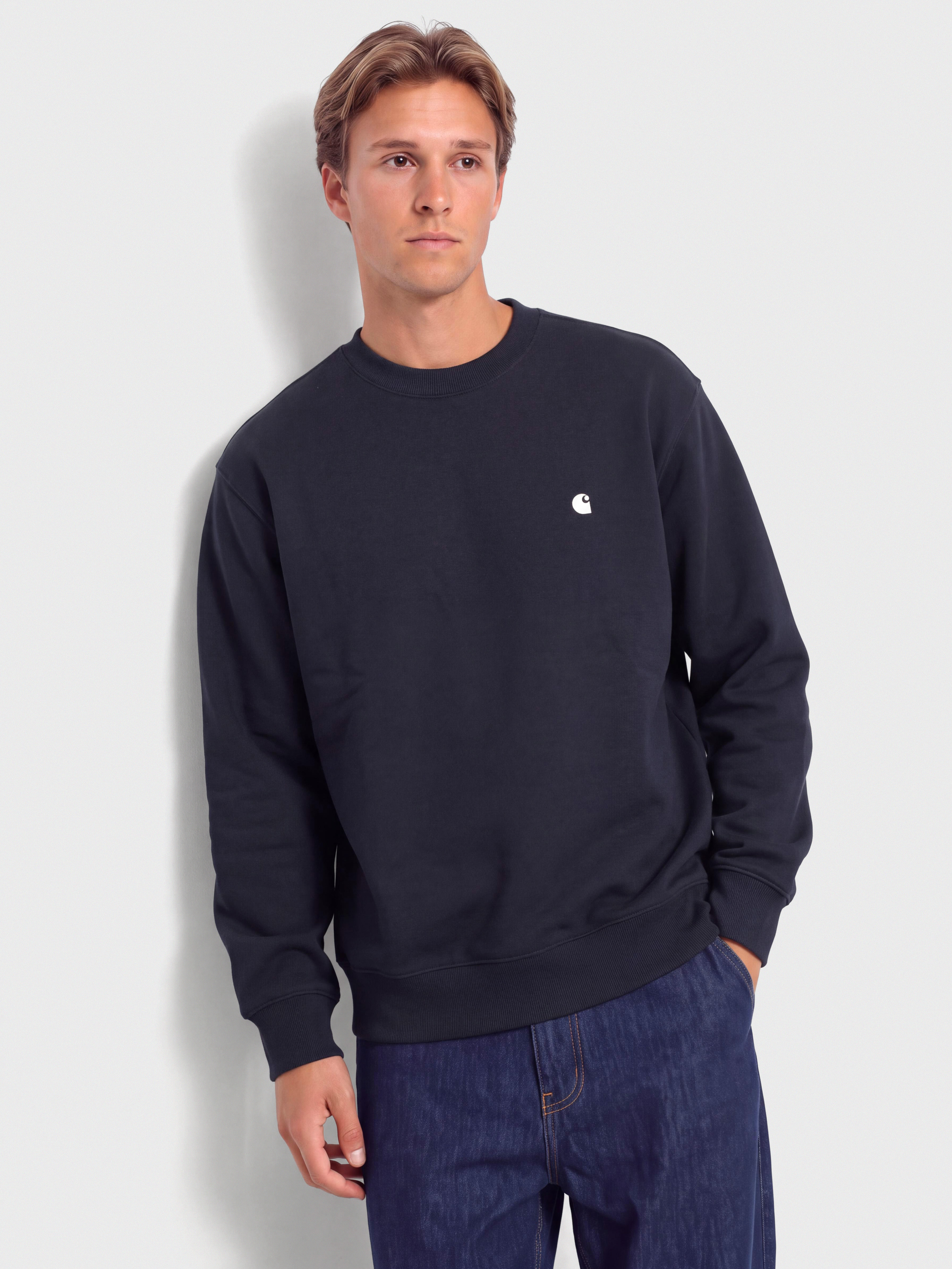 Bluza Carhartt WIP Mack (dark navy/wax)