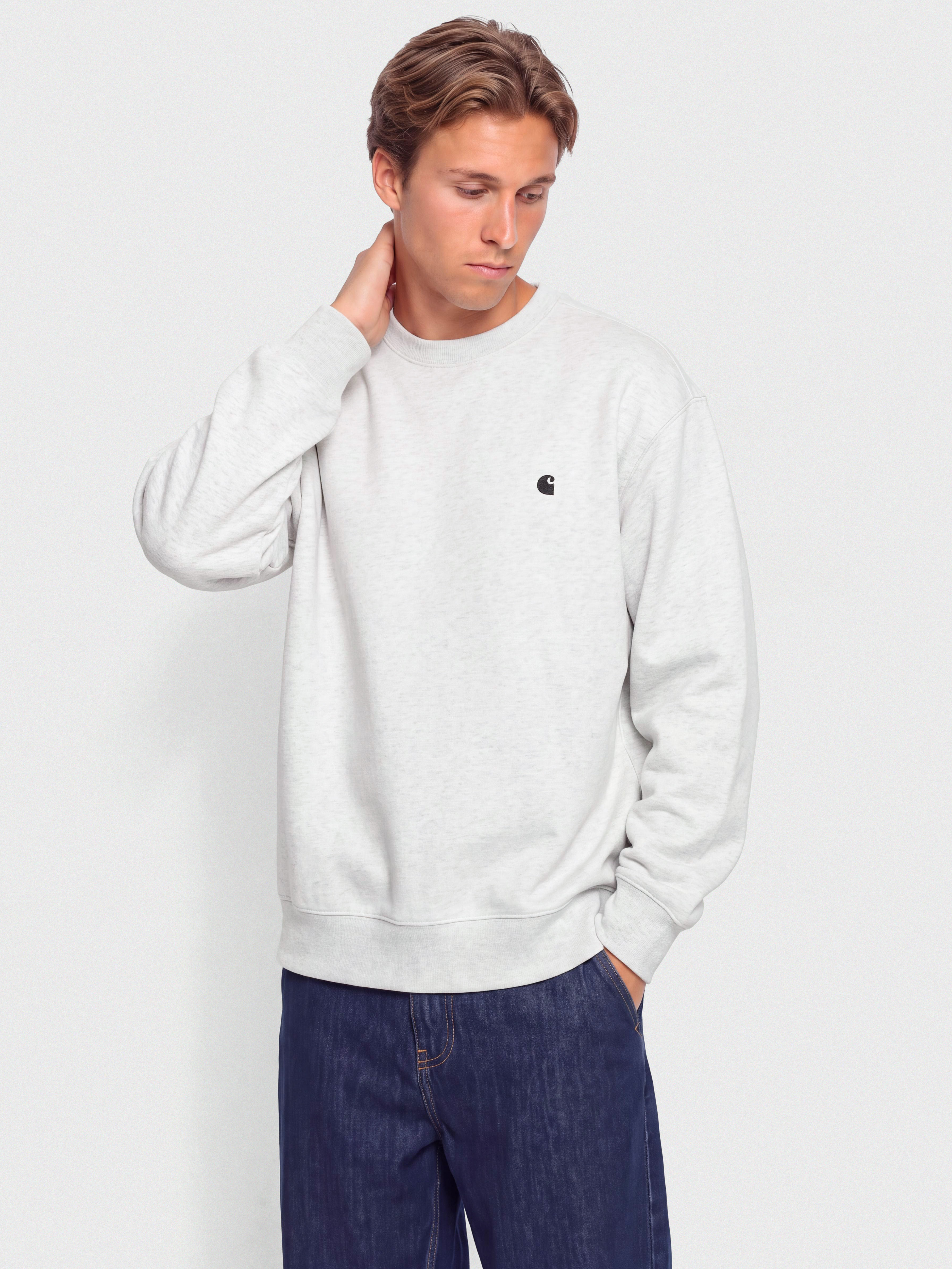 Bluza Carhartt WIP Mack (ash heather/black)