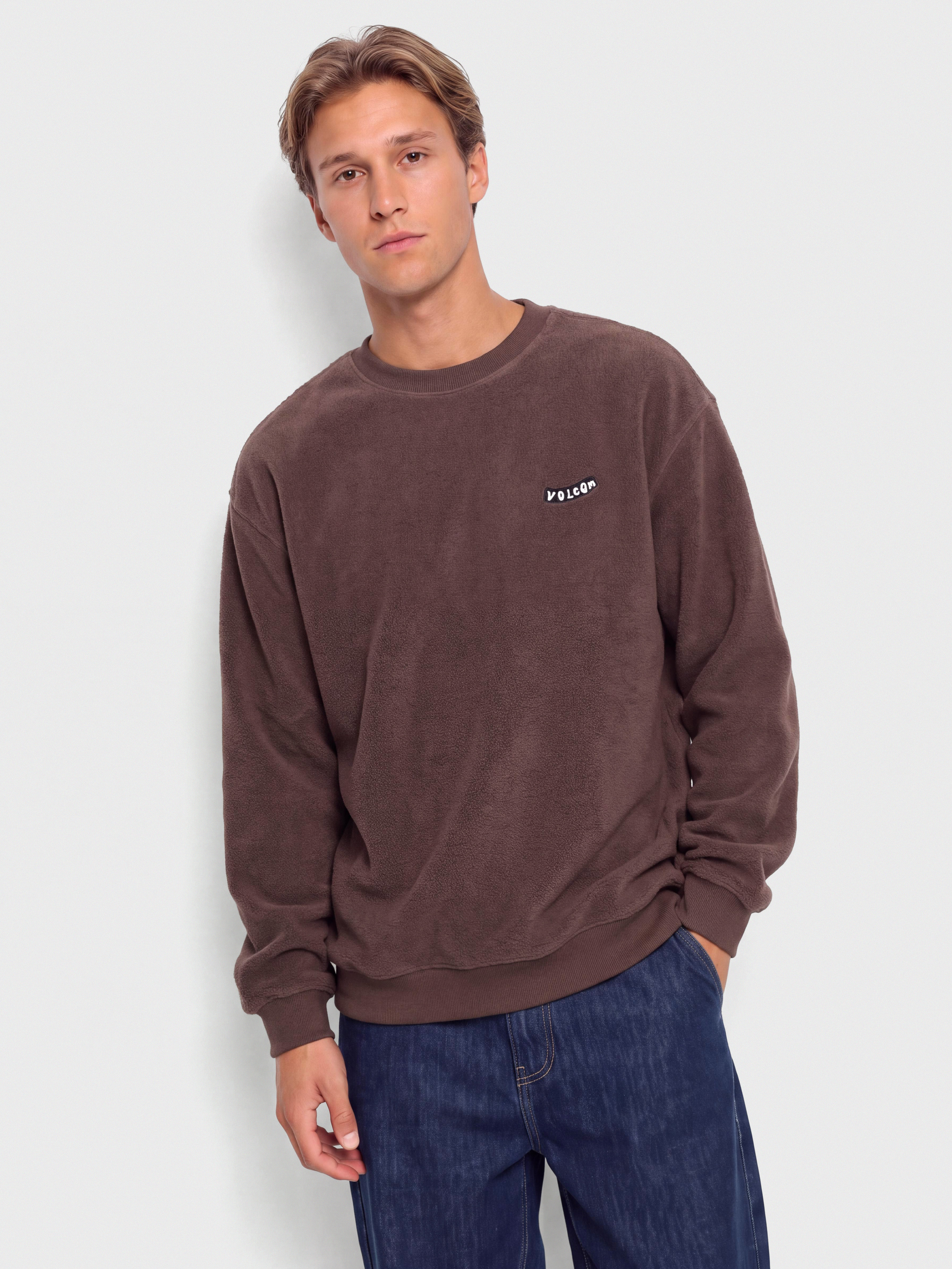 Bluza Volcom Too Kool Lse Crew (raisin)