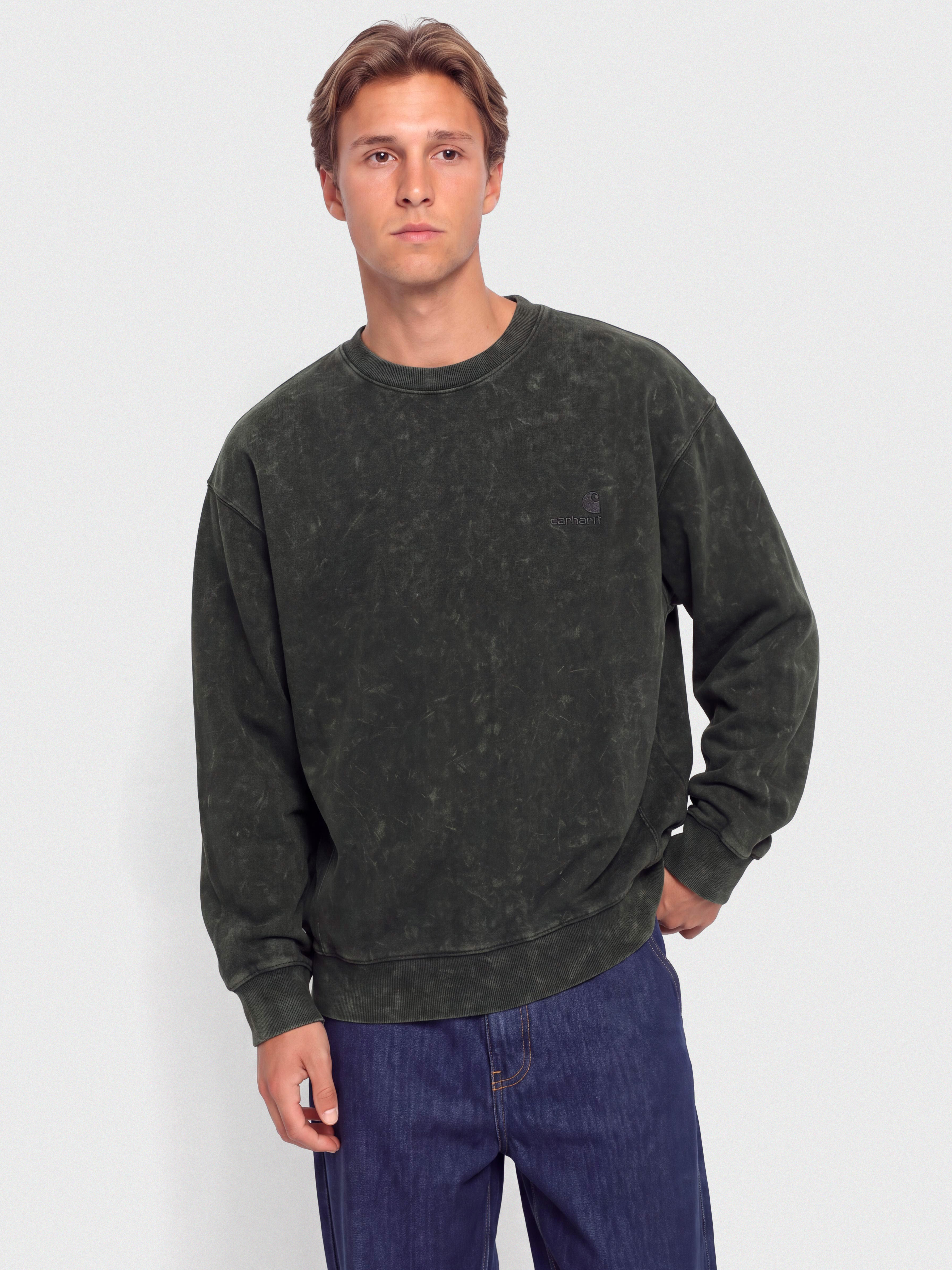Bluza Carhartt WIP Lambert (raven/moon wash)