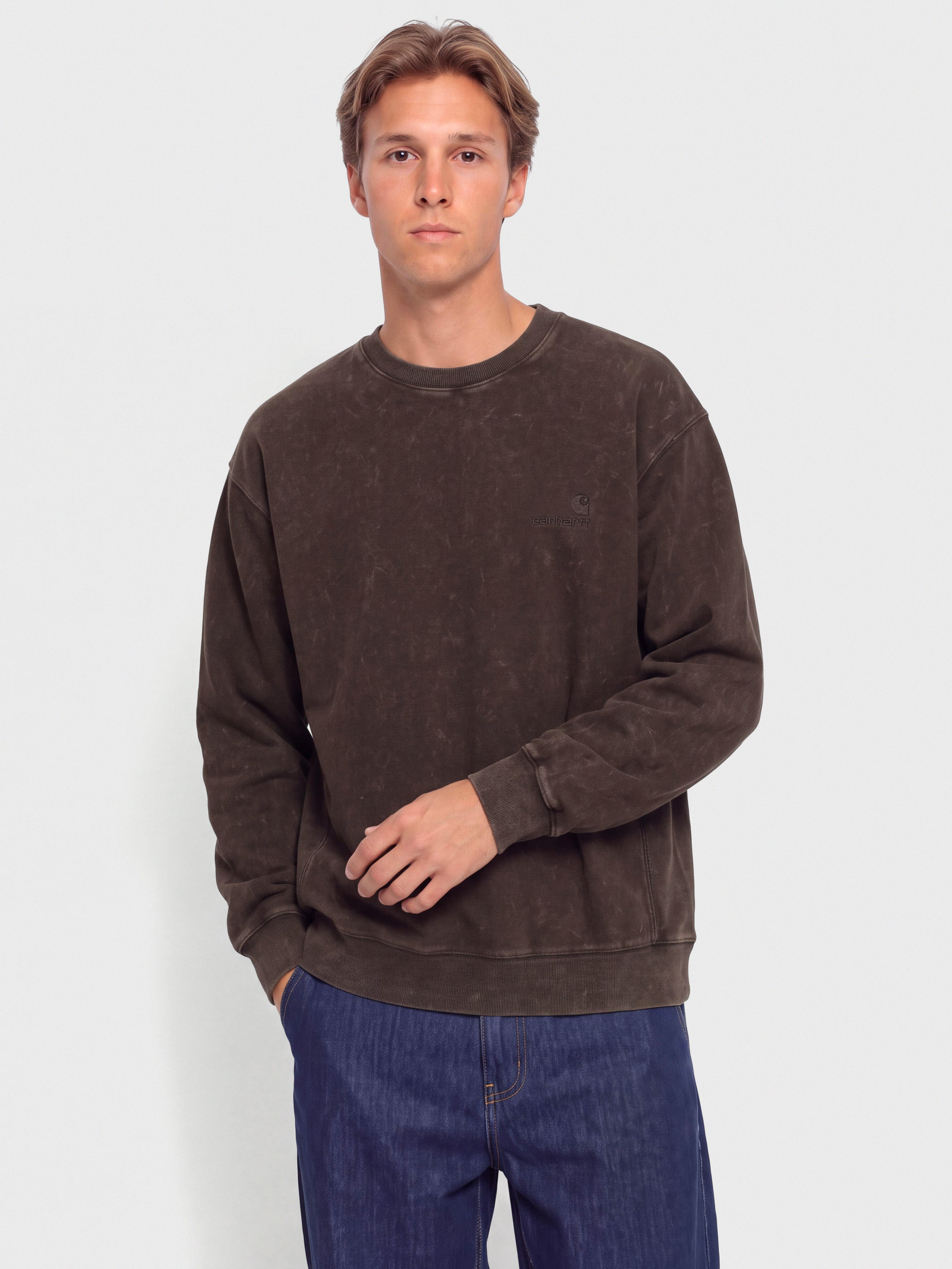 Bluza Carhartt WIP Lambert (tobacco/moon wash)