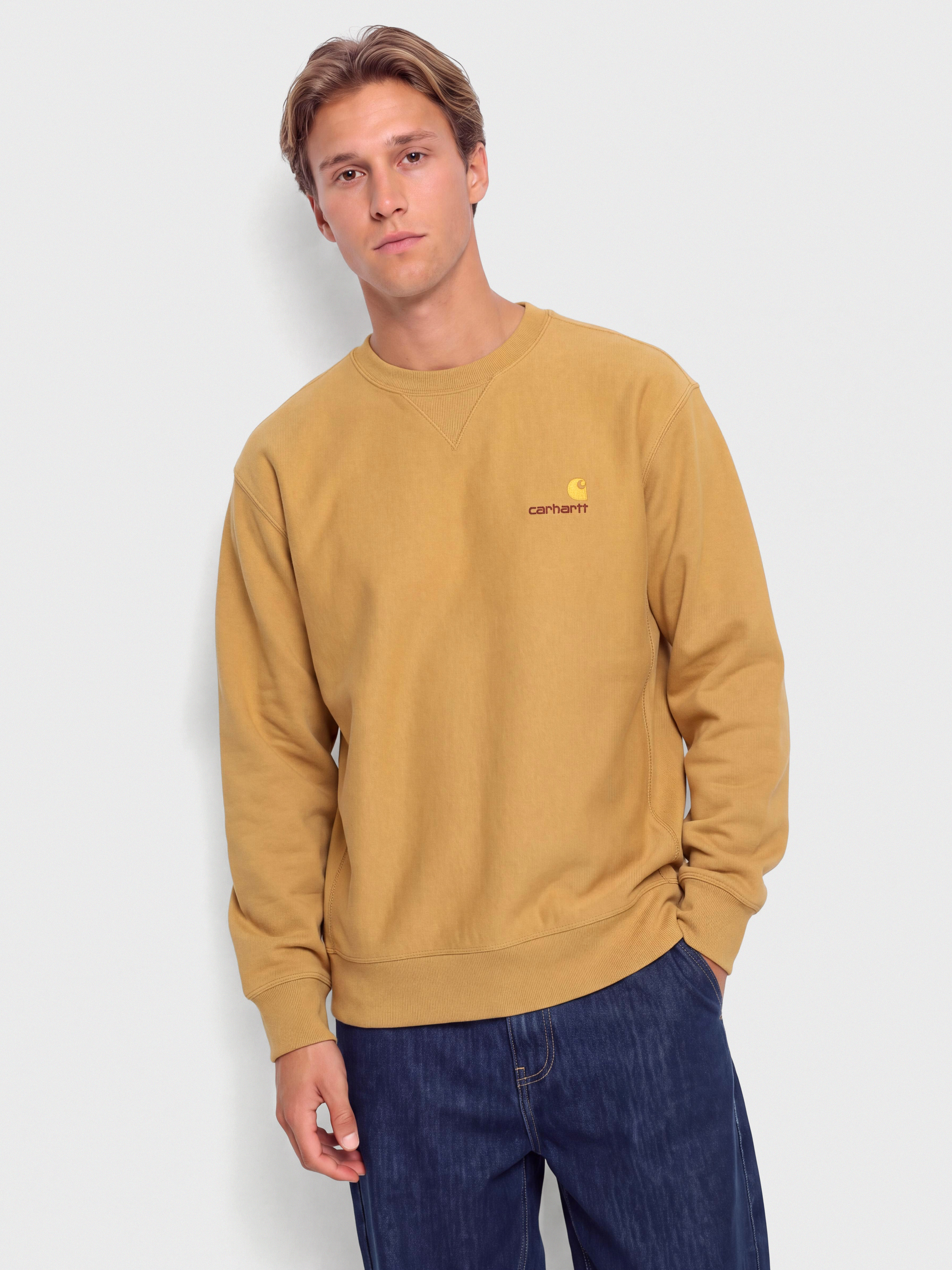 Bluza Carhartt WIP American Script (wip dusty h)
