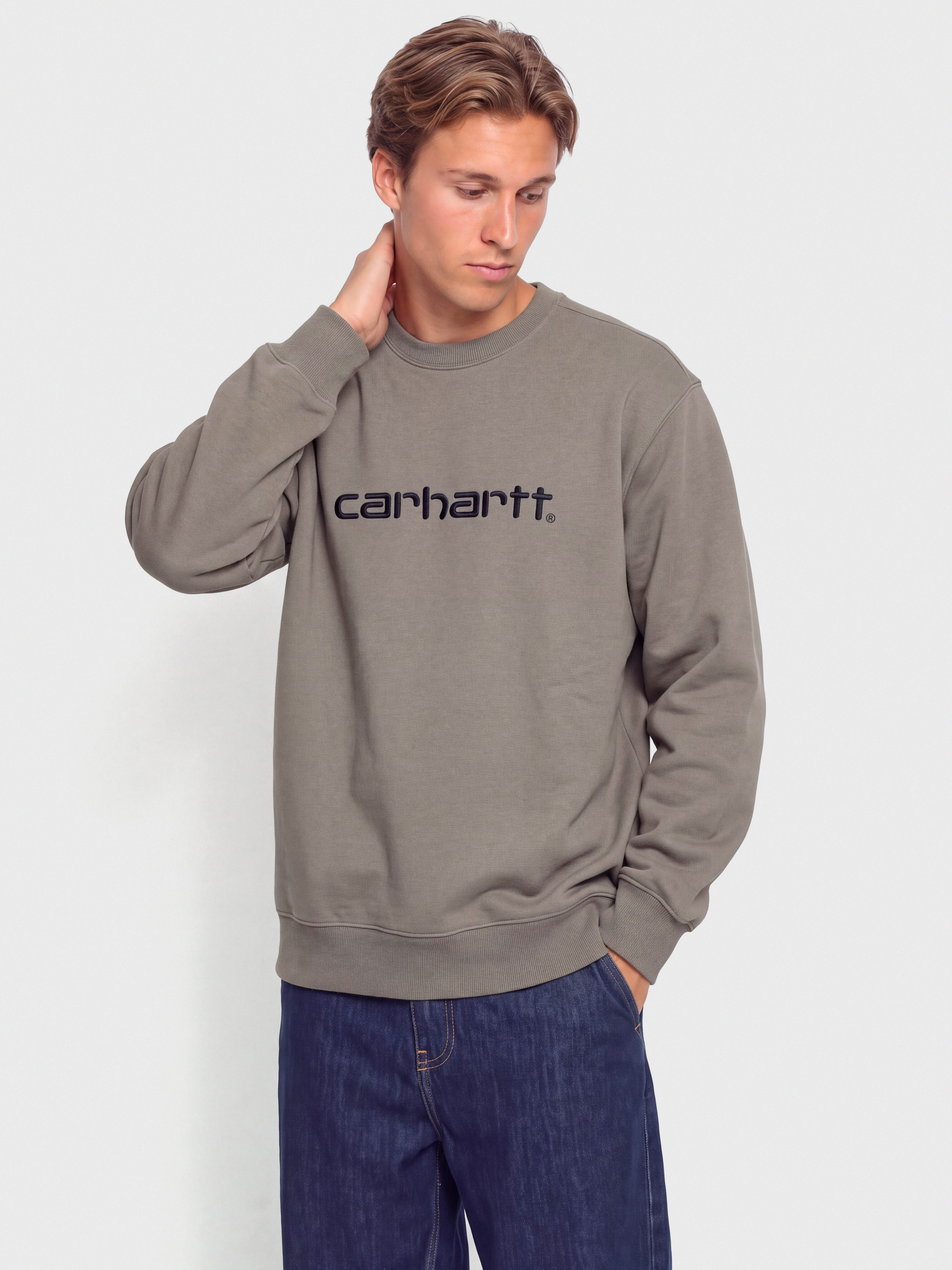 Bluza Carhartt WIP Carhartt (shady grey/dark navy)