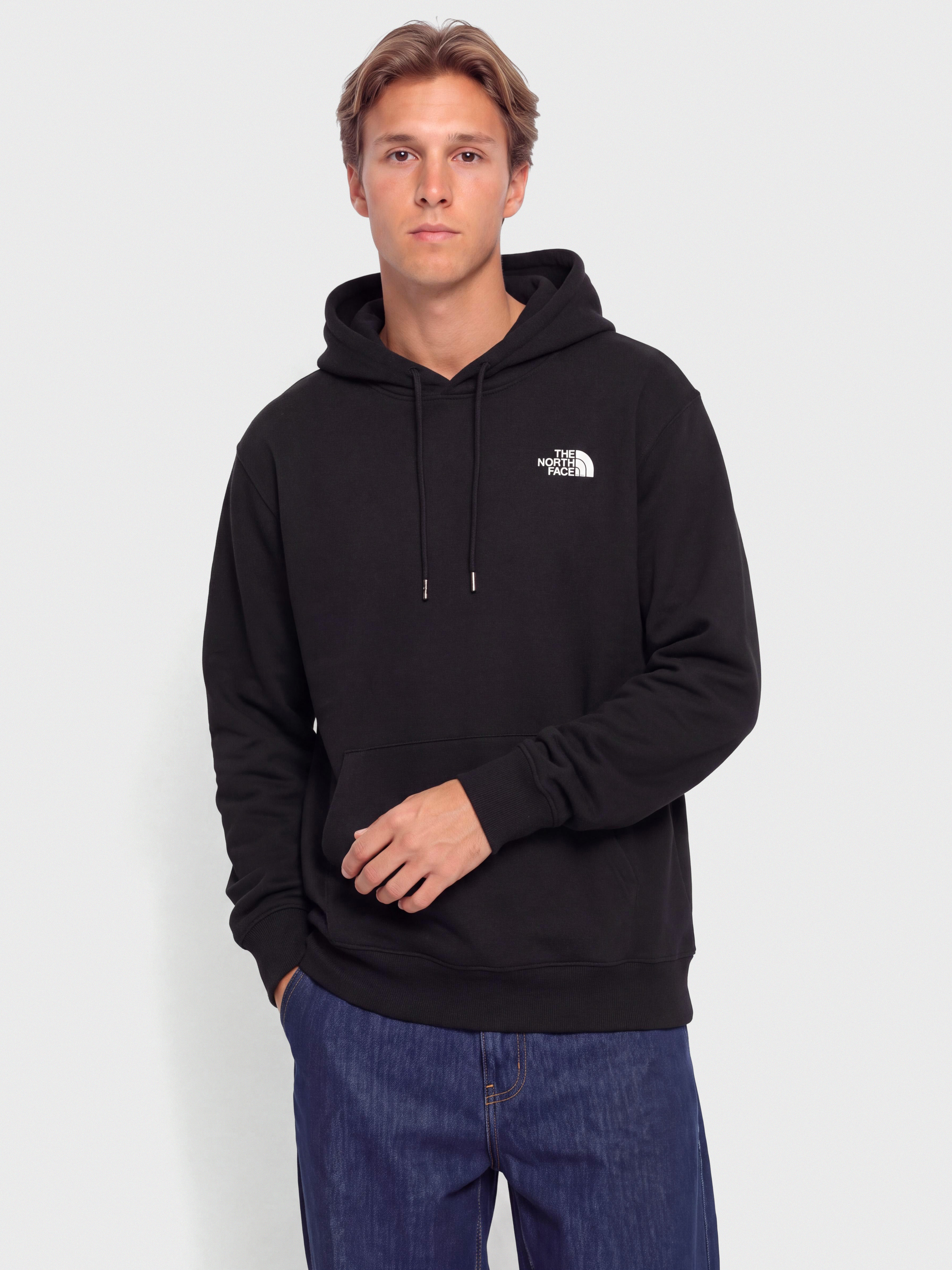 Bluza  z kapturem The North Face Essential Terry Simple Dome Relaxed (tnf black)
