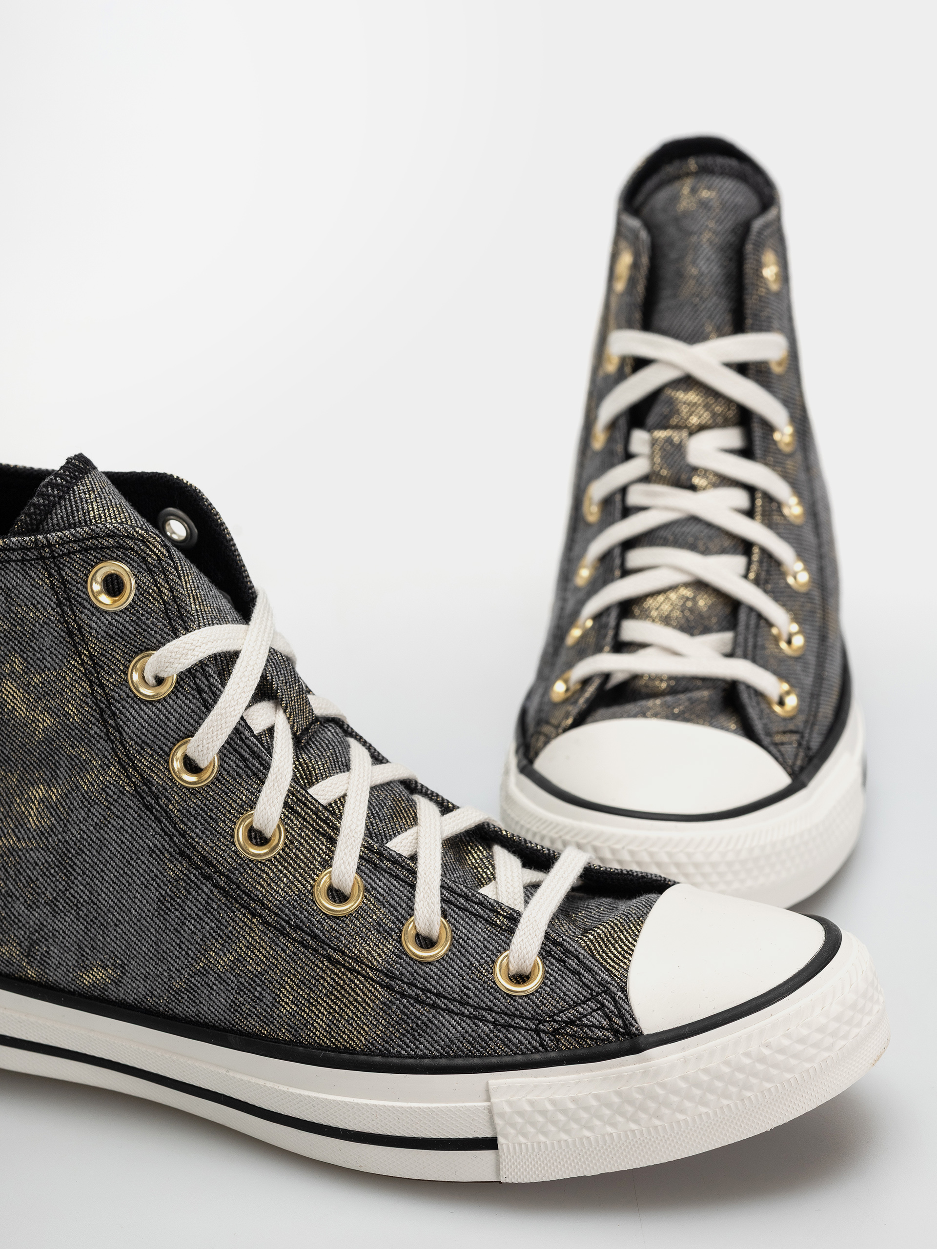 Trampki Converse Chuck Taylor All Star Hi (black/gold/vintage white)