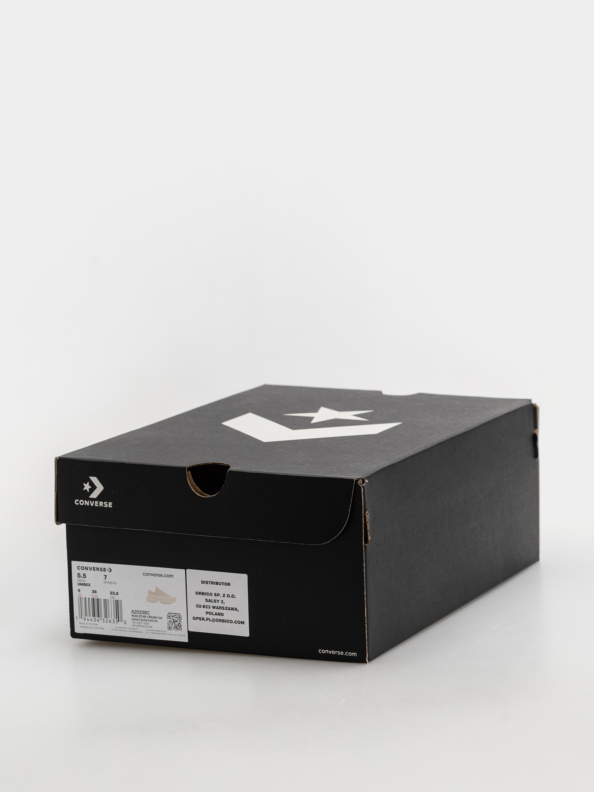 Buty Converse Run Star Crush Ox (egret/egret/white)