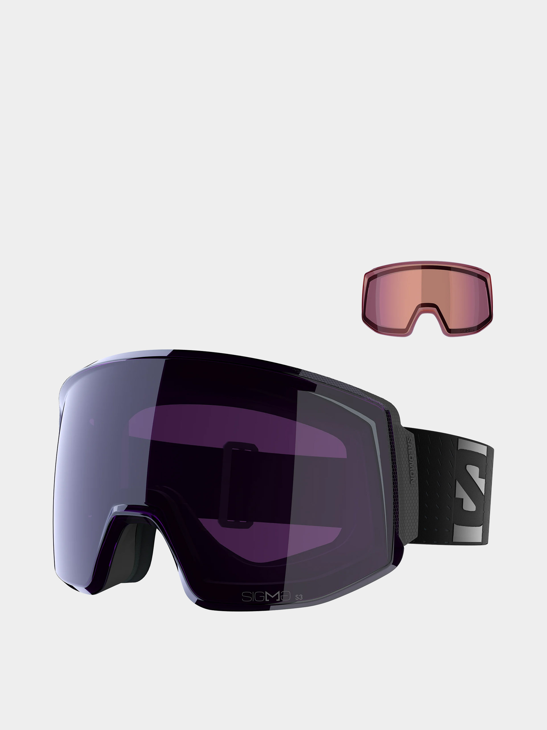 Gogle Salomon Skarn Prime Sigma + Lens (black)