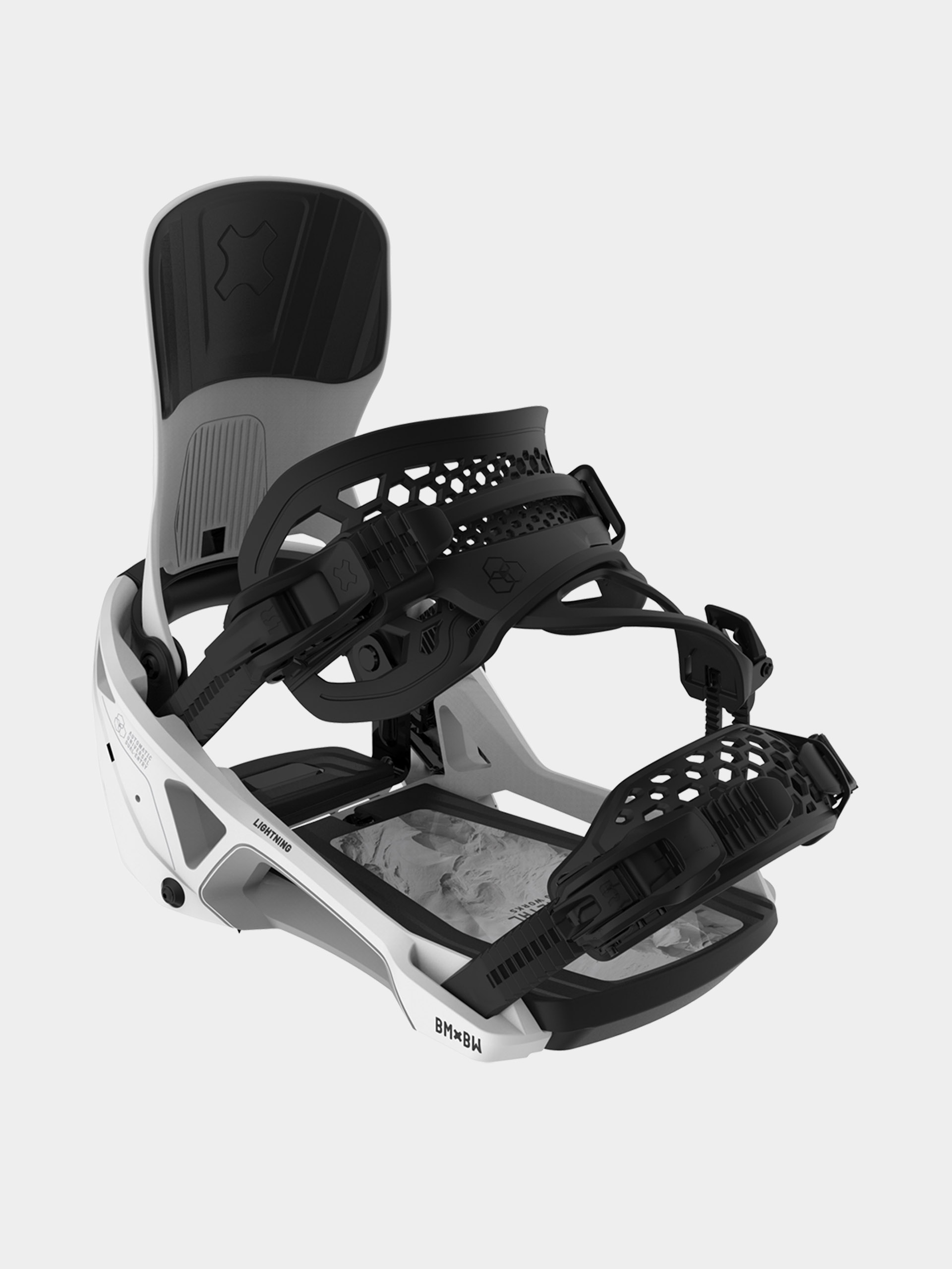 Męskie Wiązania snowboardowe Bent Metal Lightning Supermatic (white)