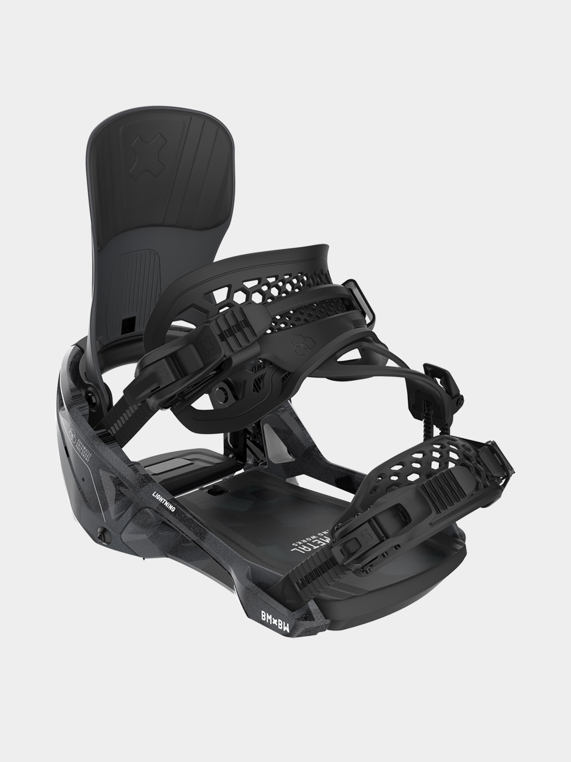 Męskie Wiązania snowboardowe Bent Metal Lightning Supermatic (black)