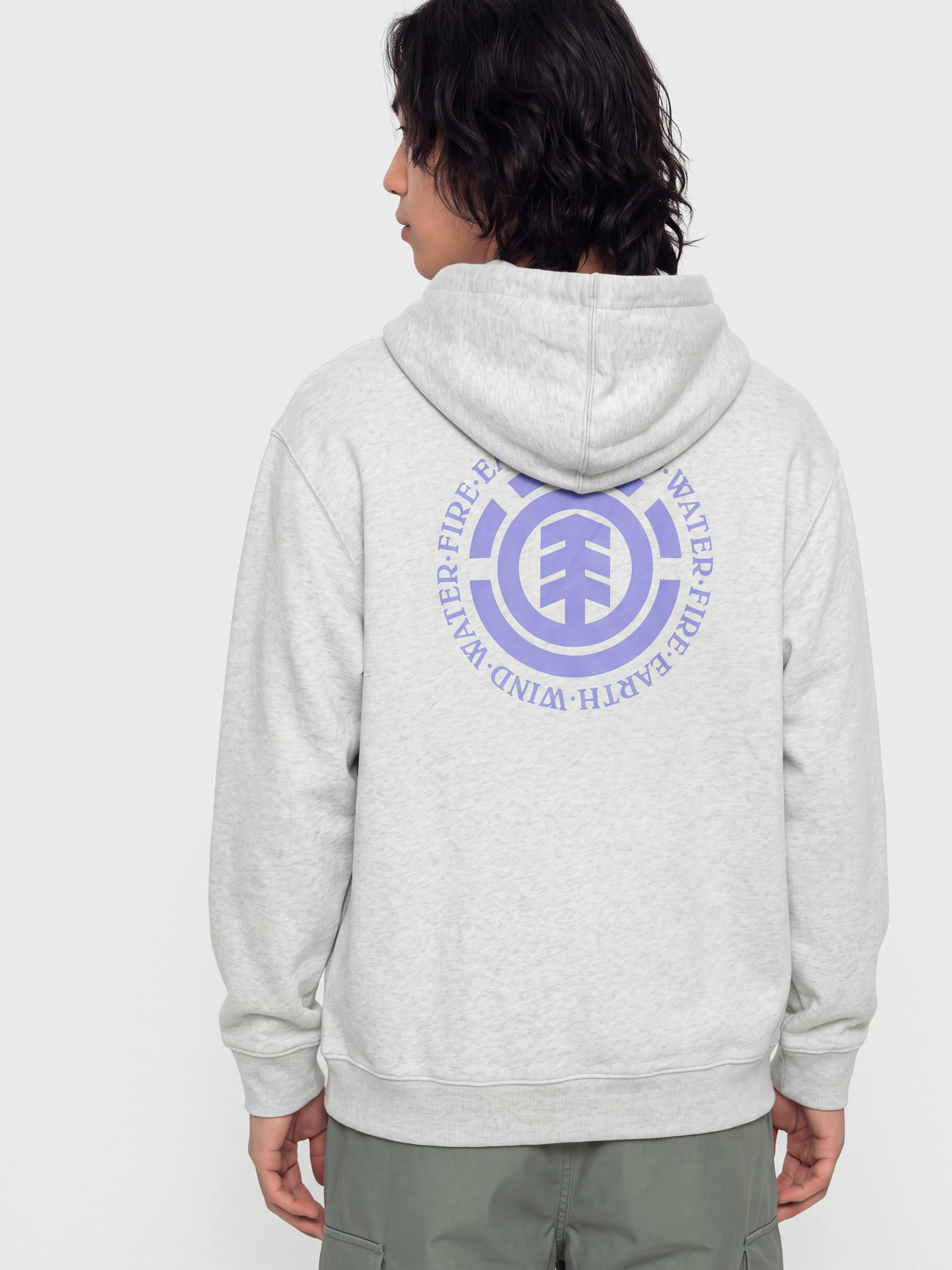 Bluza z kapturem Element Seal Bp HD (mid grey heather)