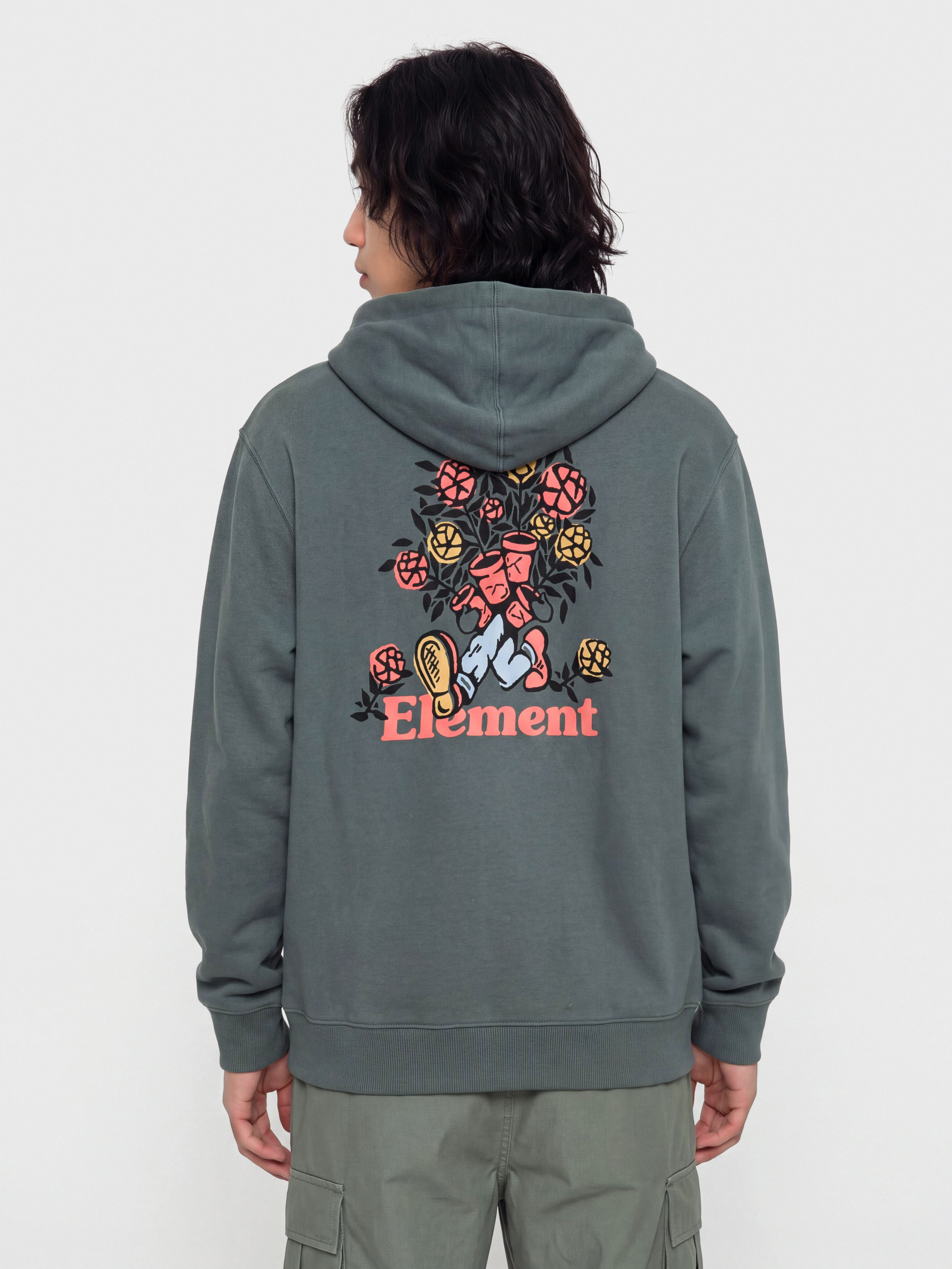 Bluza z kapturem Element Hands Full HD (dark slate)